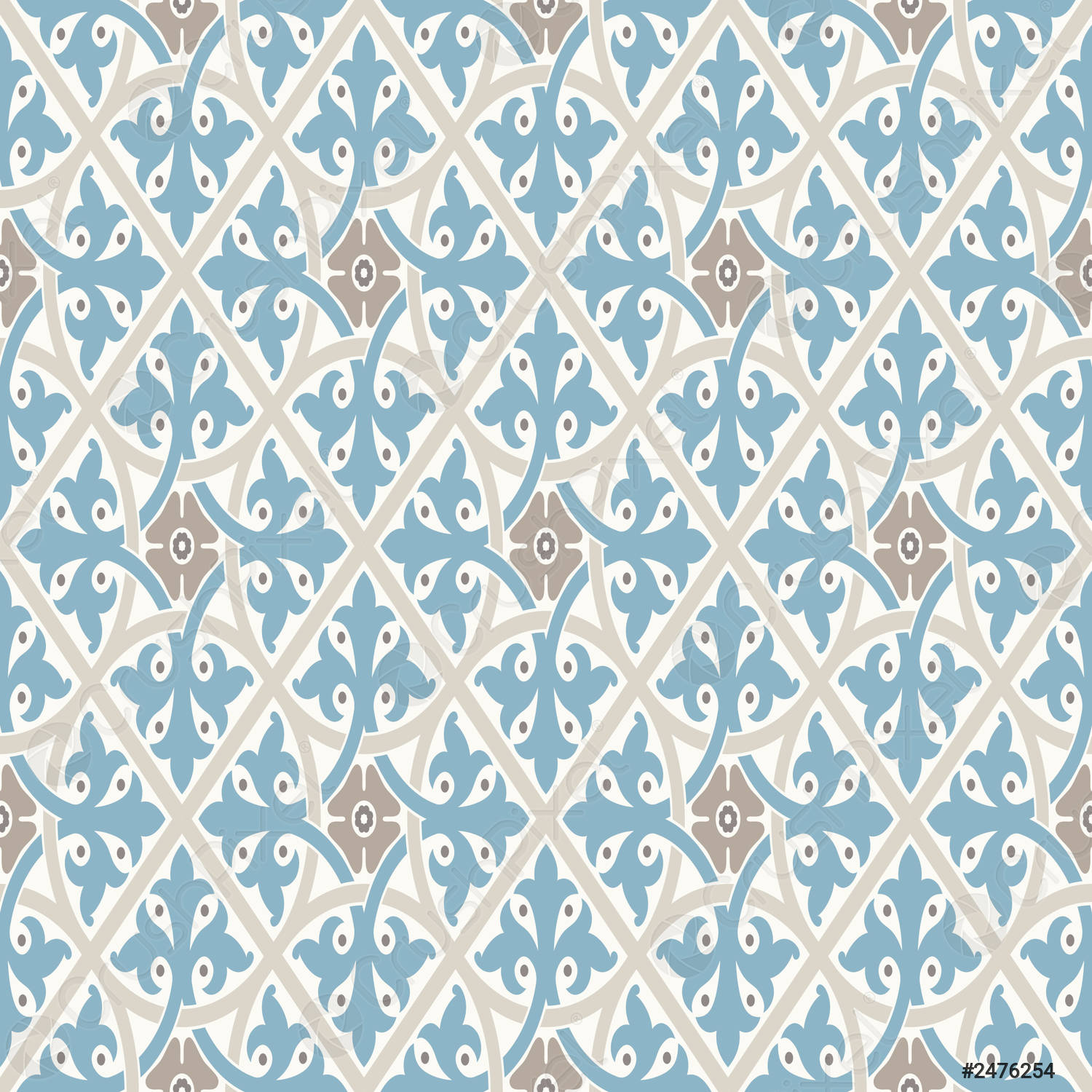 Vintage wallpaper Modern geometric pattern, inspired by old wallpaper Nice