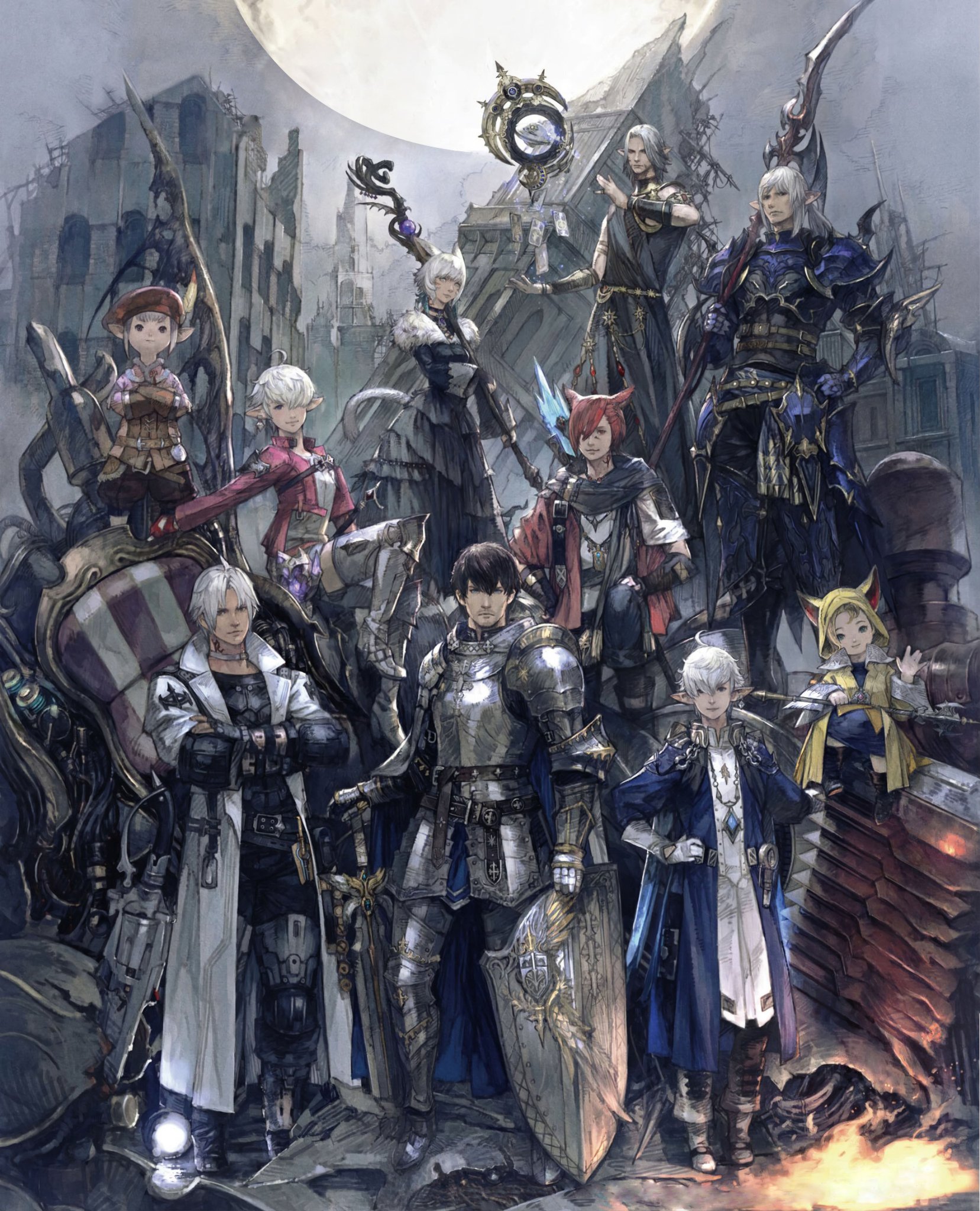 Final Fantasy XIV, Wallpaper