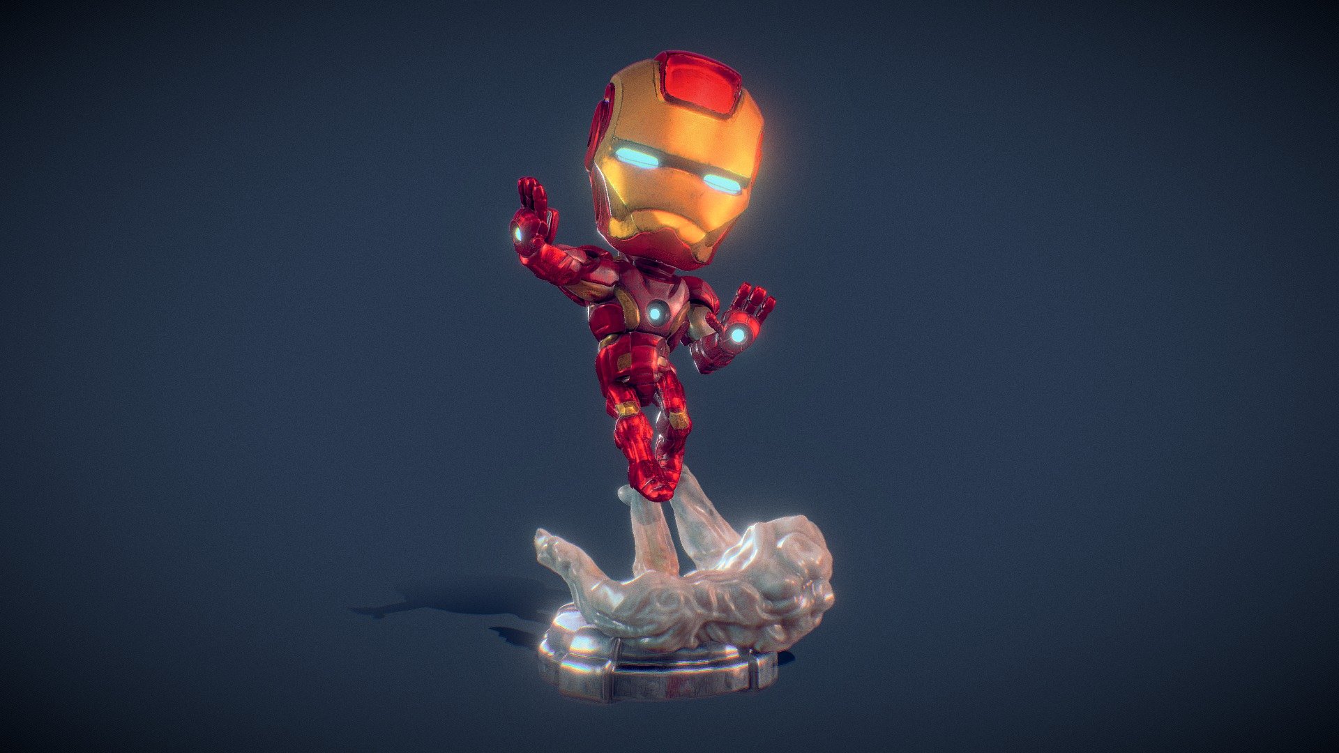 Chibi Iron Man model by Indrasmoroaji [ef5b8b0]