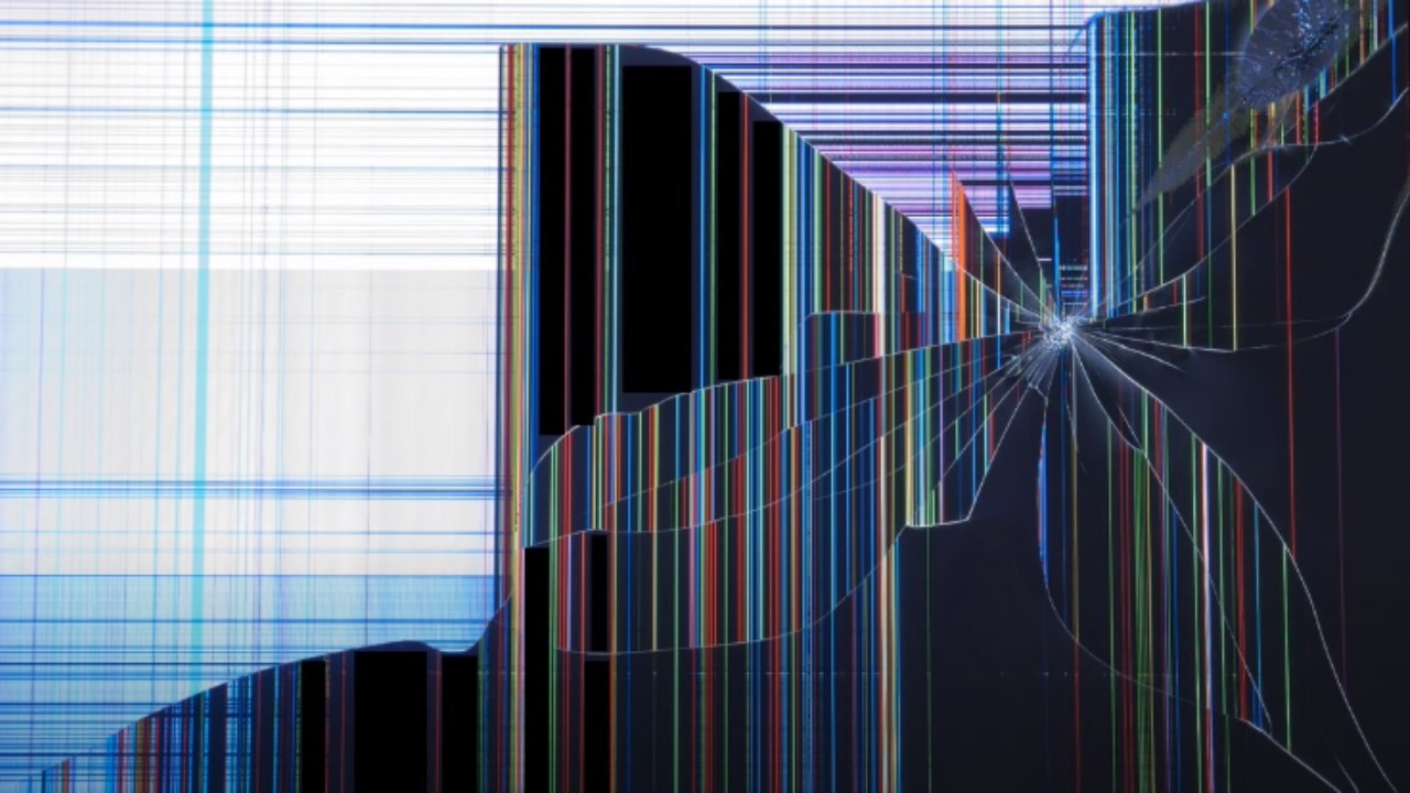 Broken Screen Wallpaper HD Desktop Background Image