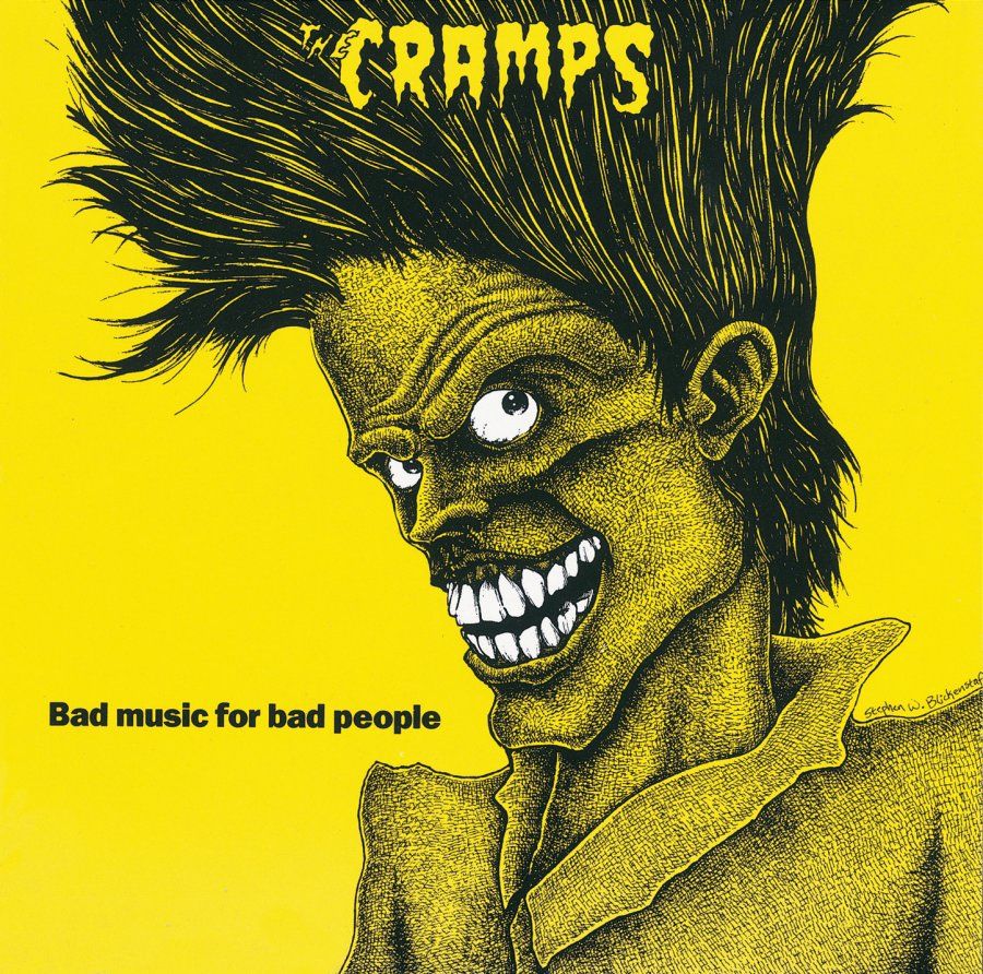 Bad Music for Bad People. The cramps, Greatest album covers, Album cover art