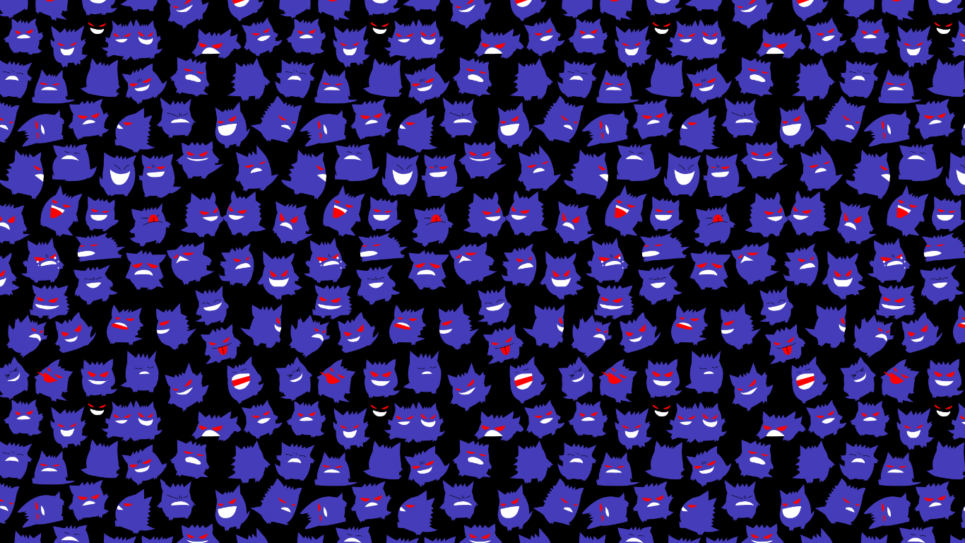 Gengar Wallpaper HD Pattern In Tattoo Design Wallpaper & Background Download