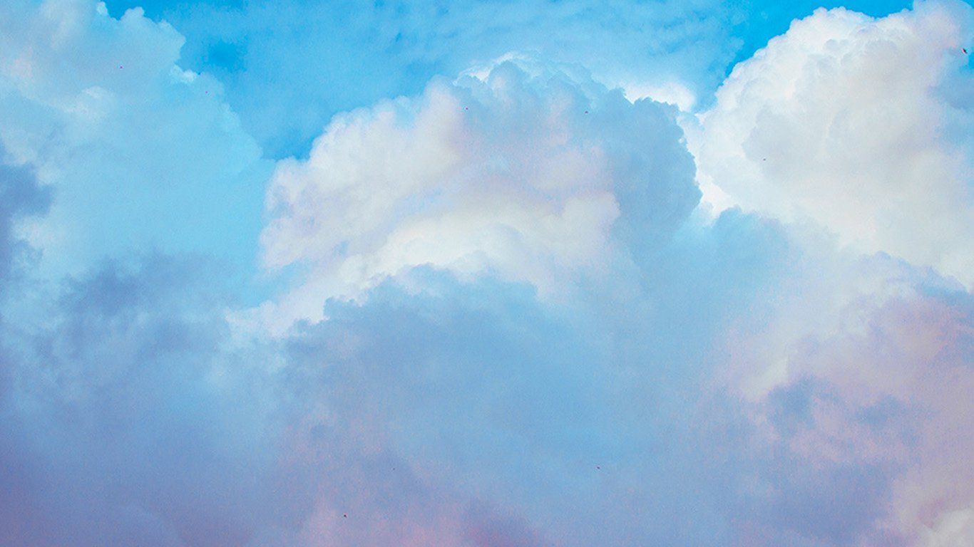 Aesthetic Sky Blue Laptop Wallpaper Free Aesthetic Sky Blue Laptop Background