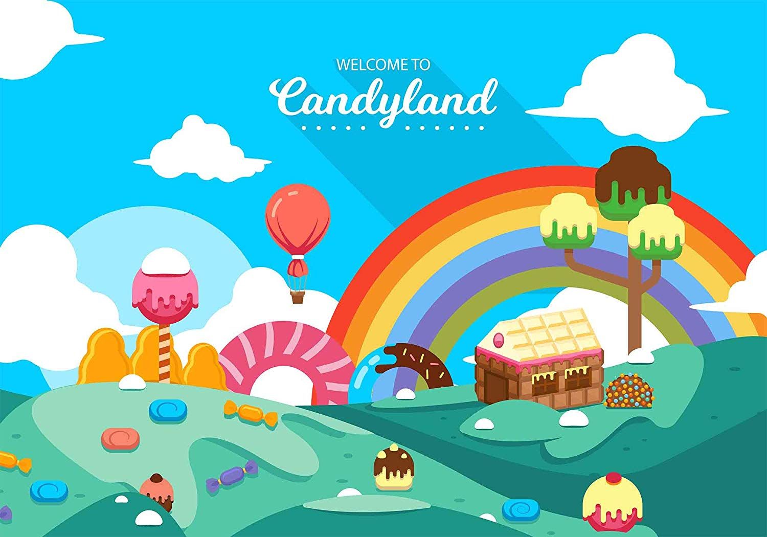 Candyland backdrop