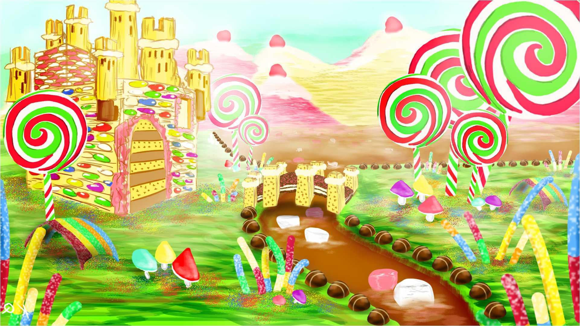 Candy World Wallpapers Wallpaper Cave