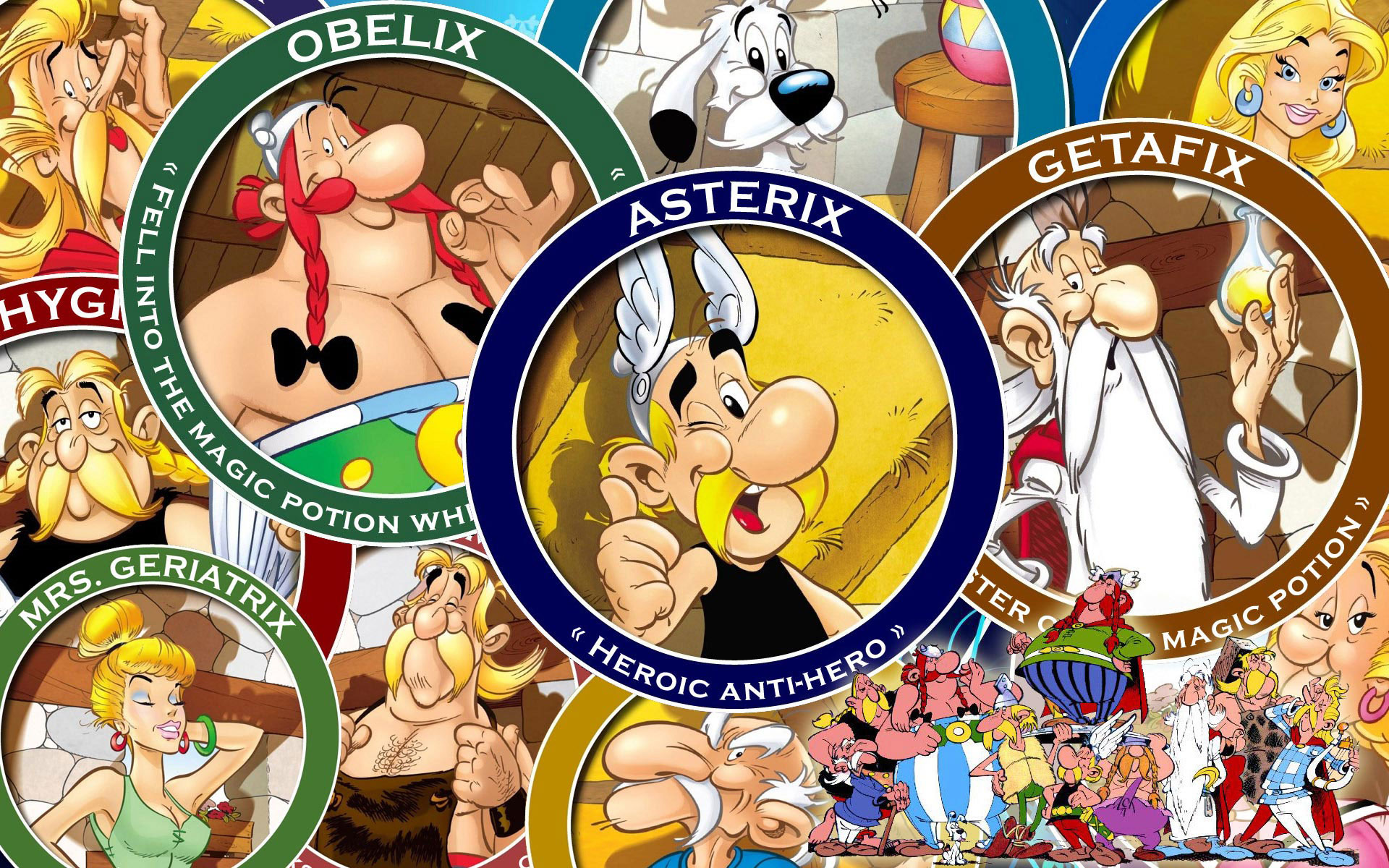 Free download Wallpaper Asterix And Obelix Characters 1920x1200 wallpaper [1920x1200] for your Desktop, Mobile & Tablet. Explore Asterix Wallpaper. Asterix Wallpaper