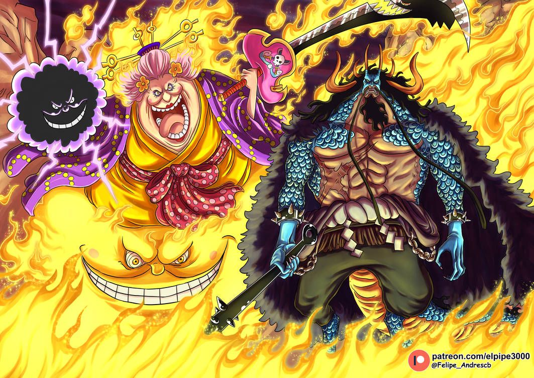 One Piece 1008 y Big Mom by elpipe3000. Anime, One piece manga, Wallpaper naruto shippuden