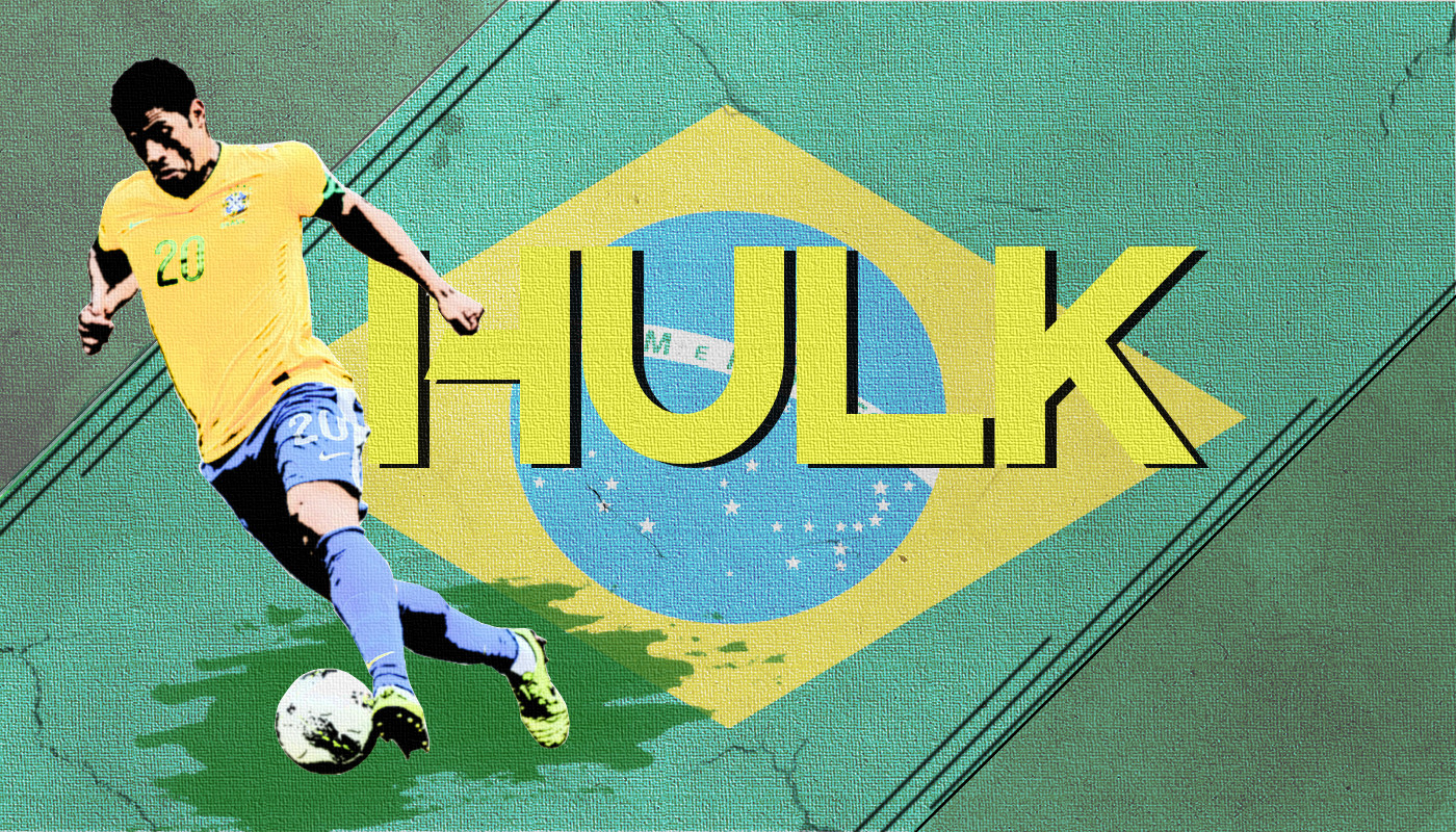 Take Wallpaper: Hulk Brazil Striker Wallpaper