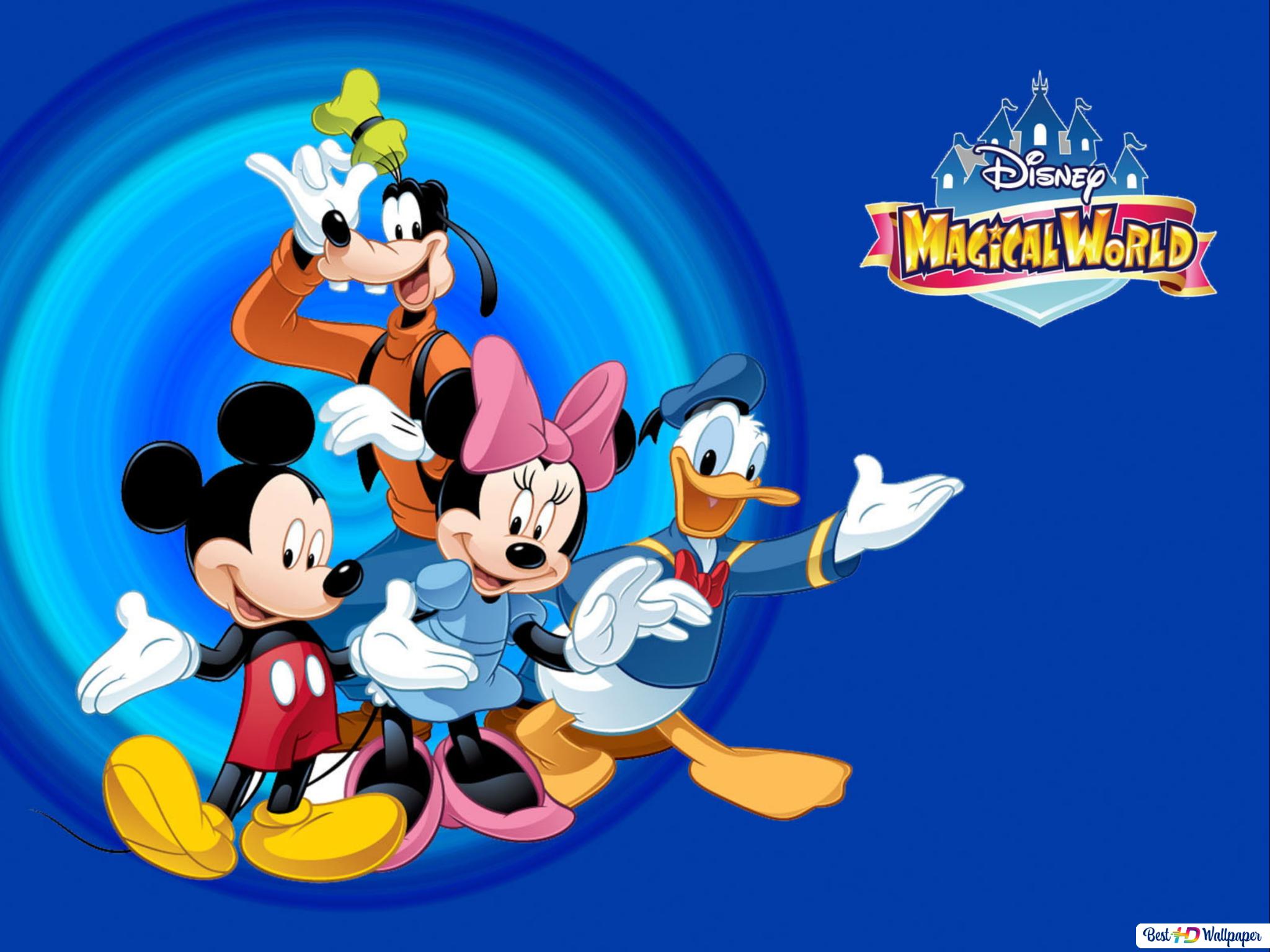 Disney magical world mickey mouse cartoon HD wallpaper download