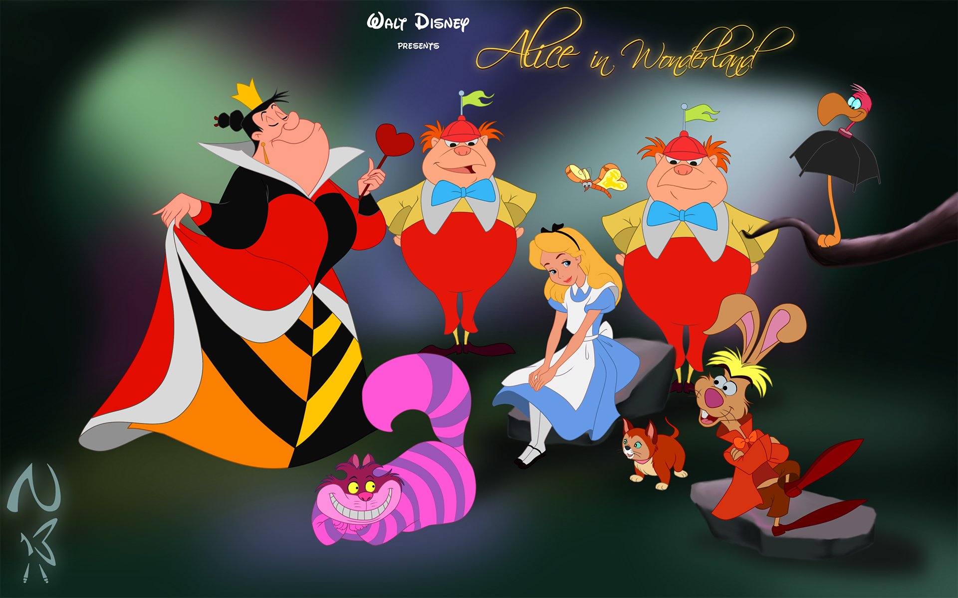 Alice in Wonderland (1951) HD Wallpaper and Background