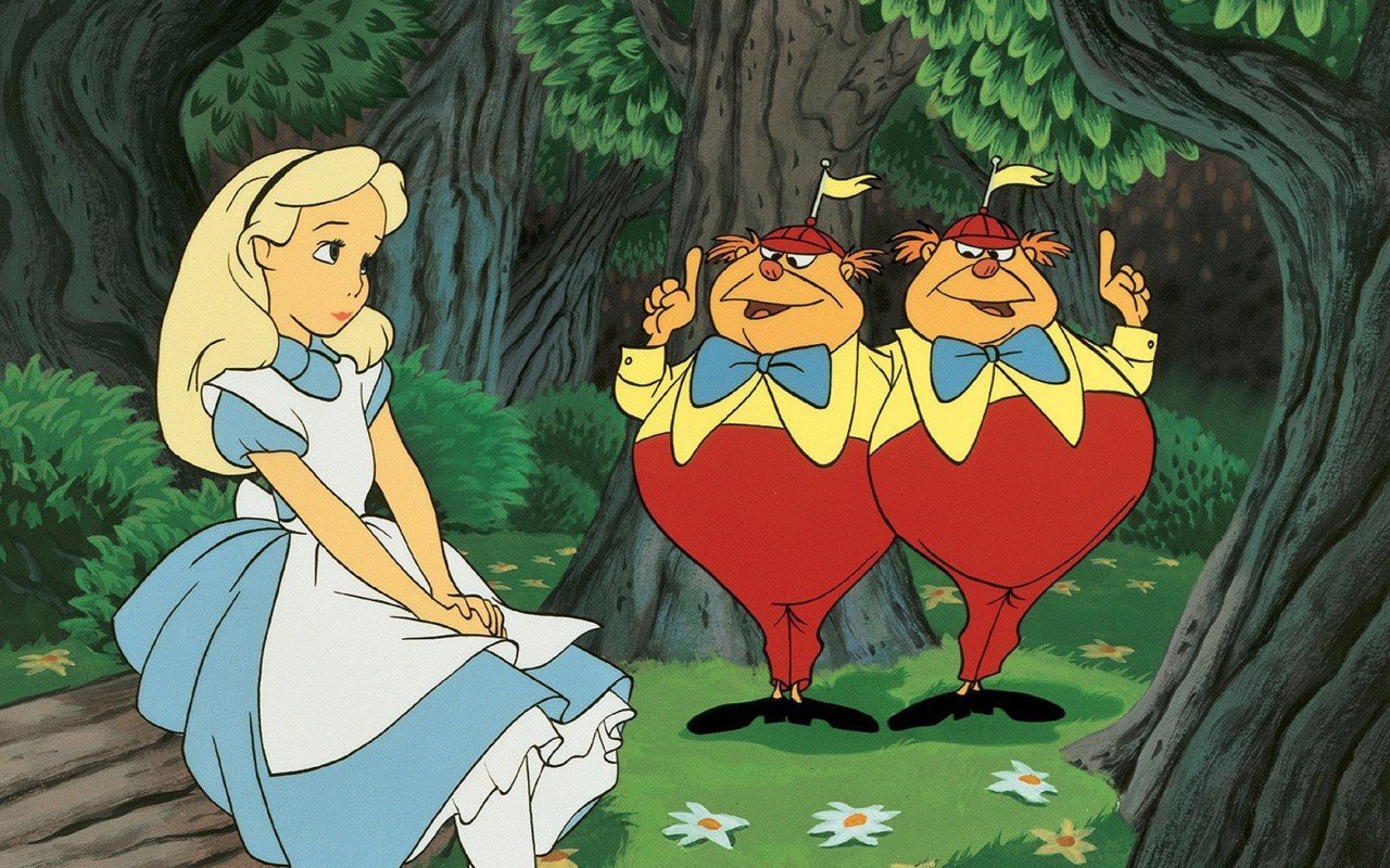 Alice In Wonderland Disney Cartoon wallpaper 1280x800 desktop background