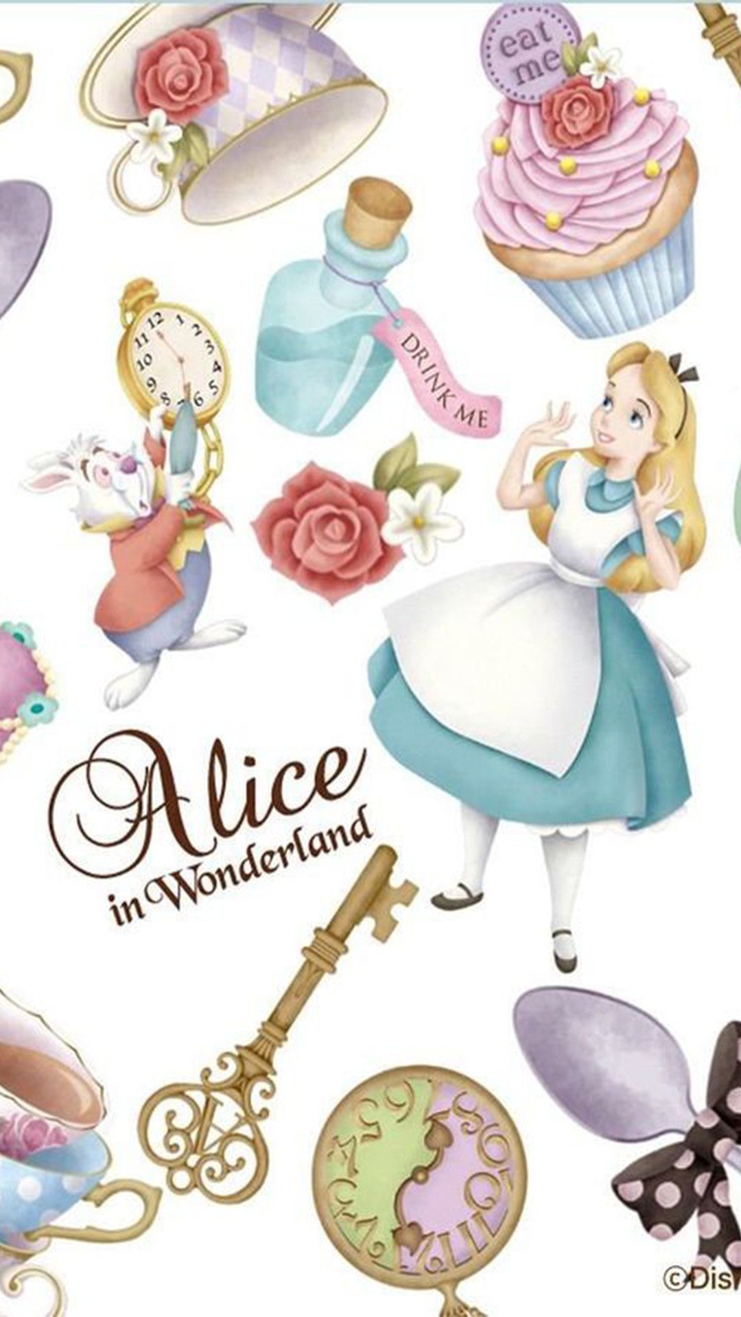 Disney Alice iPhone Wallpapers  Top Free Disney Alice iPhone Backgrounds   WallpaperAccess