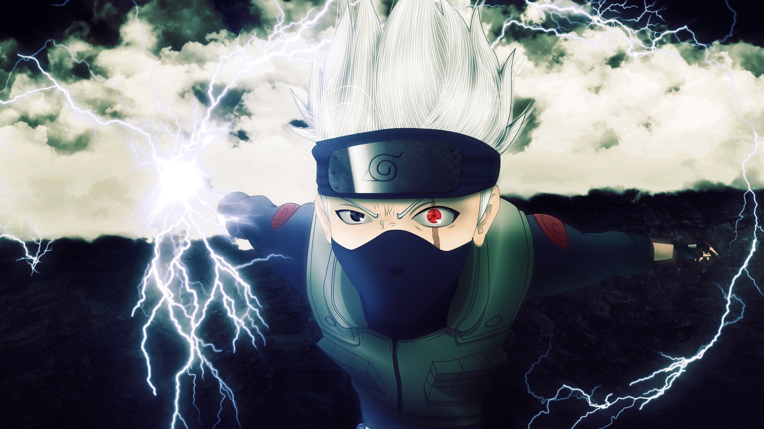 Kakashi Hatake Sharingan 4K Wallpaper