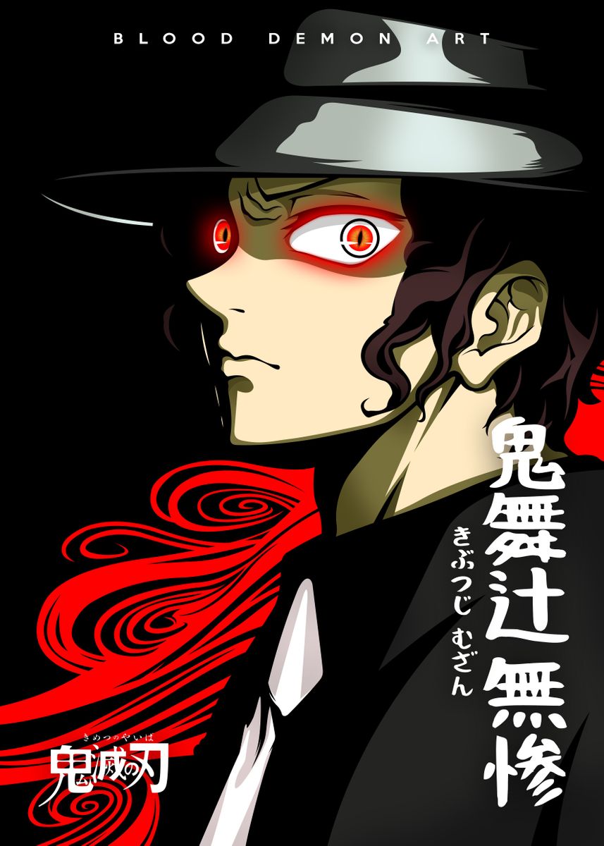 Anime Demon Slayer Muzan' Poster