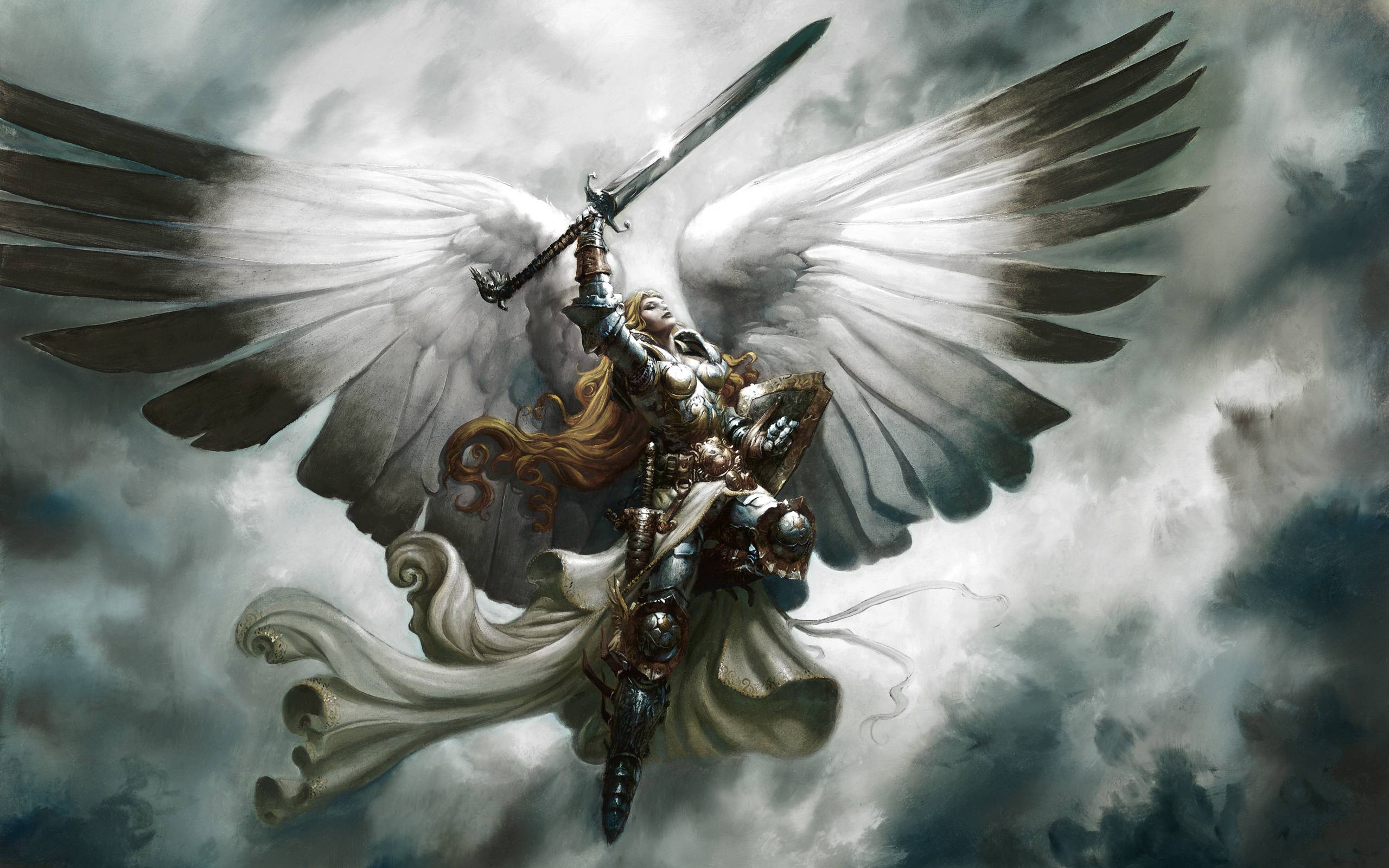 Female Warrior Angel of Liberty Wallpaper​-Quality Free Image and Transparent PNG Clipart