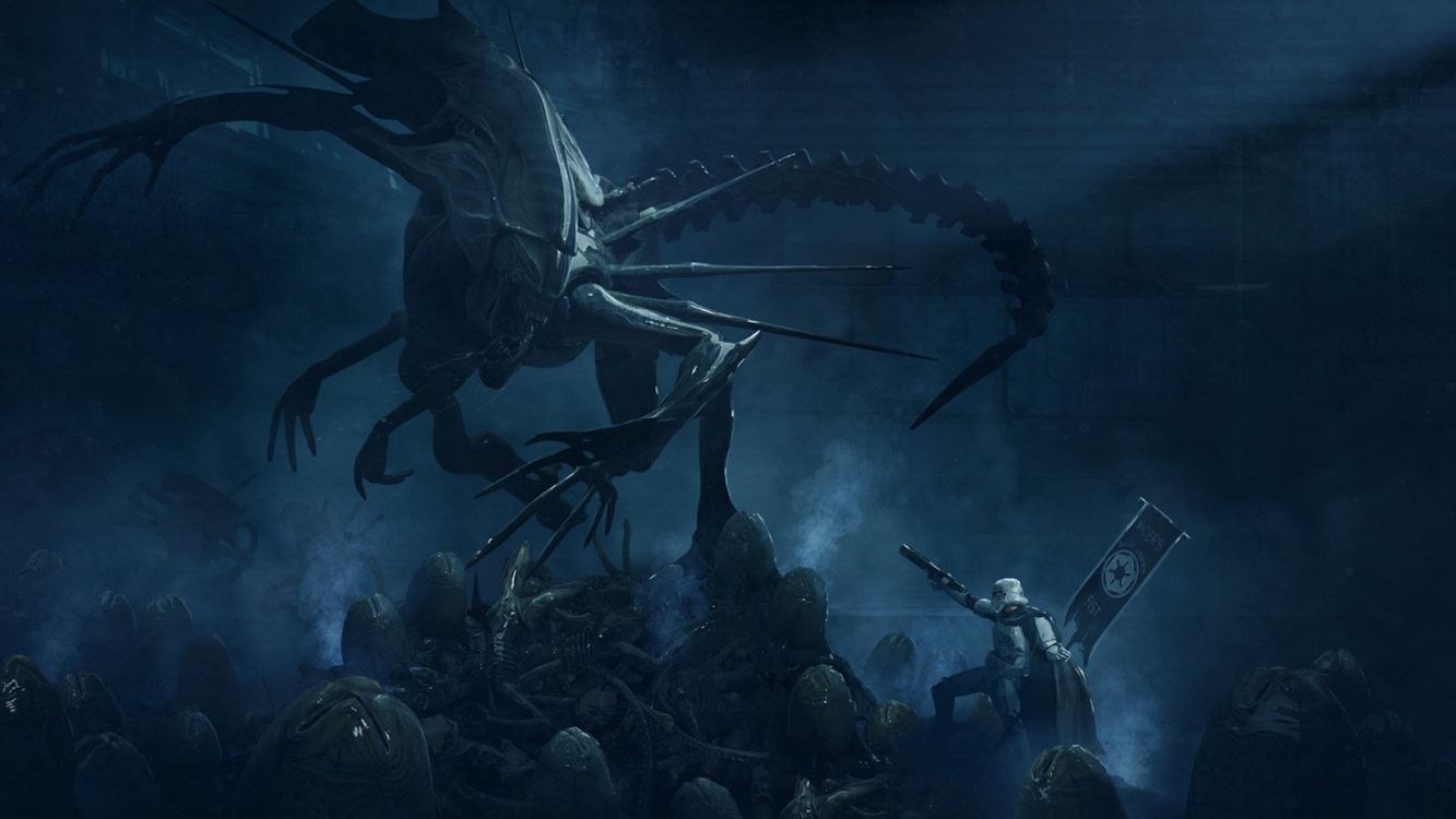 Wallpaper Star Wars Alien, Darth Vader, Alien, Star Wars, Stormtrooper, Background Free Image