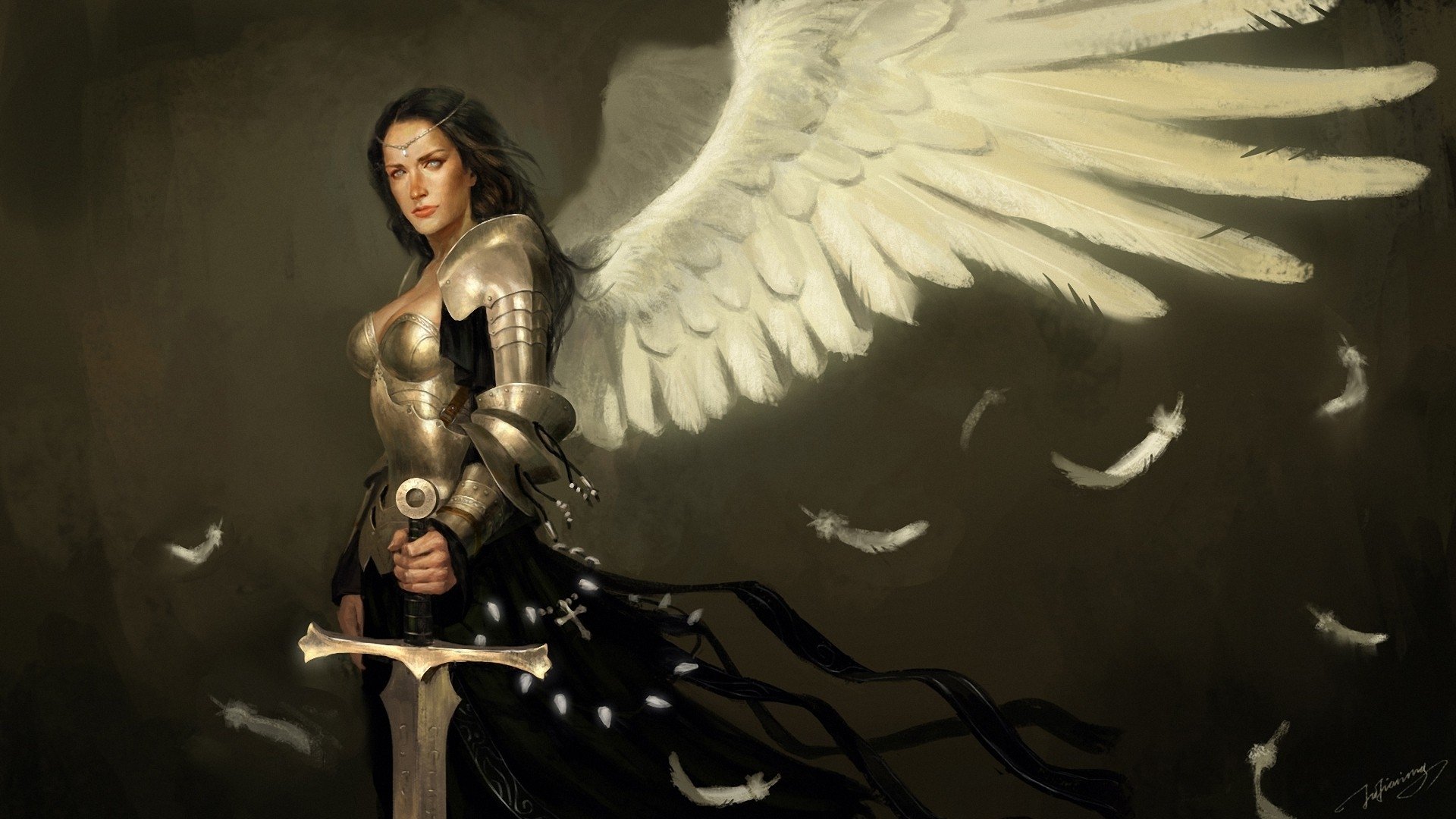 Spiritual Warrior Woman Angel