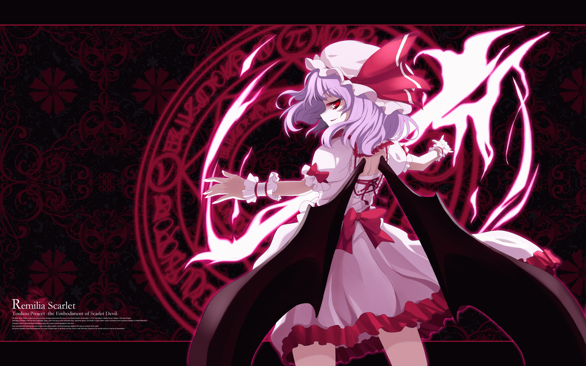 Remilia Scarlet Touhou Gif wallpaperto5animations.com Wallpaper, Gifs, Background, Image