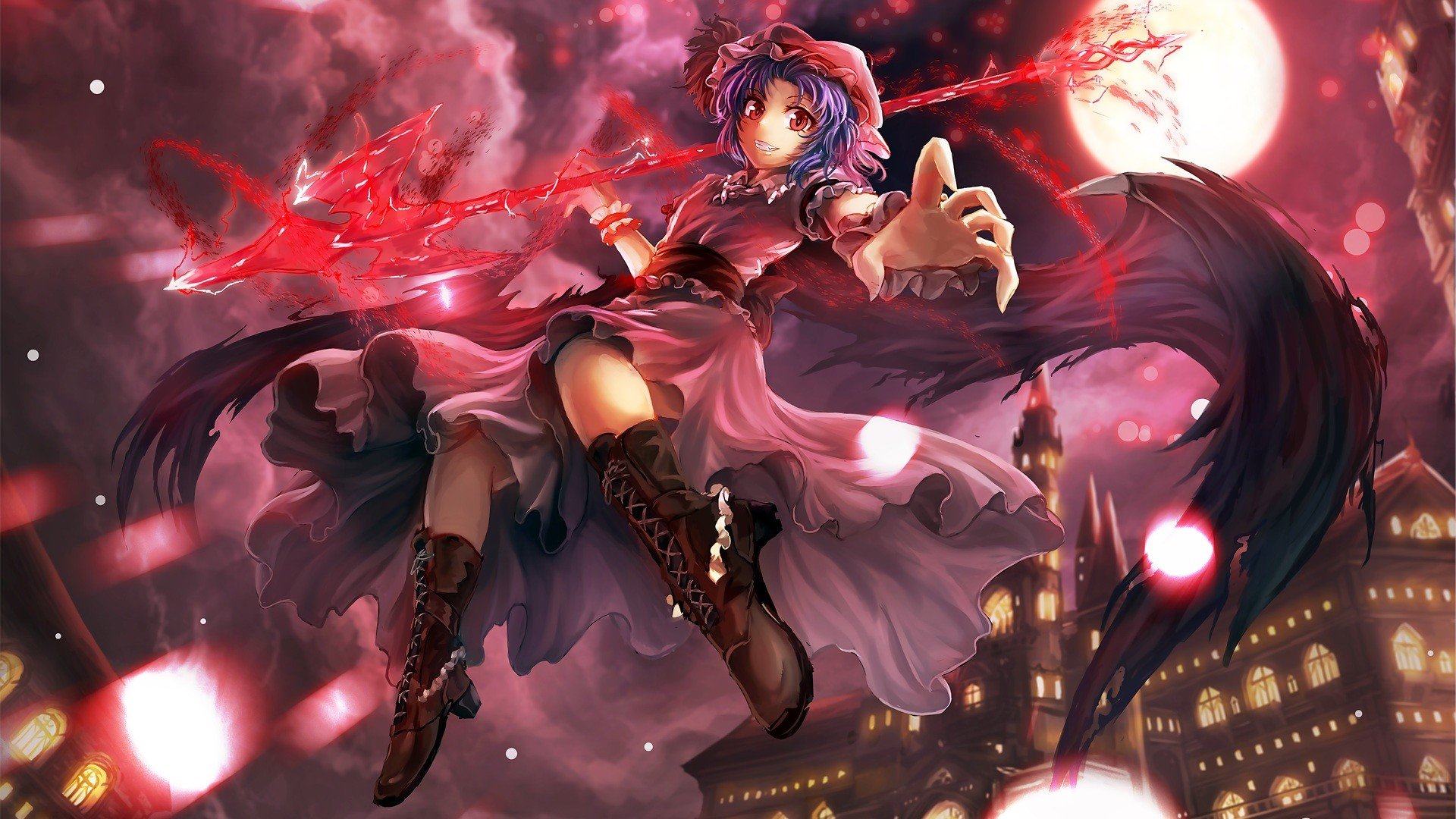 anime, Touhou, Remilia Scarlet, Anime girls Wallpaper HD / Desktop and Mobile Background