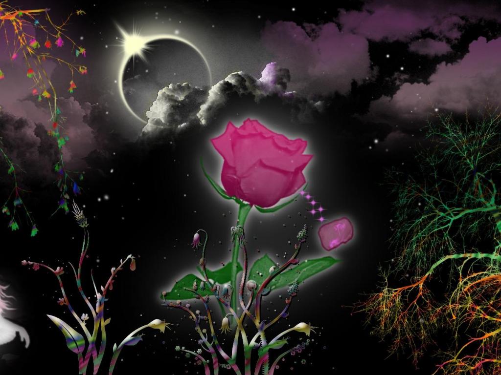 Fairy Garden Desktop Wallpaper