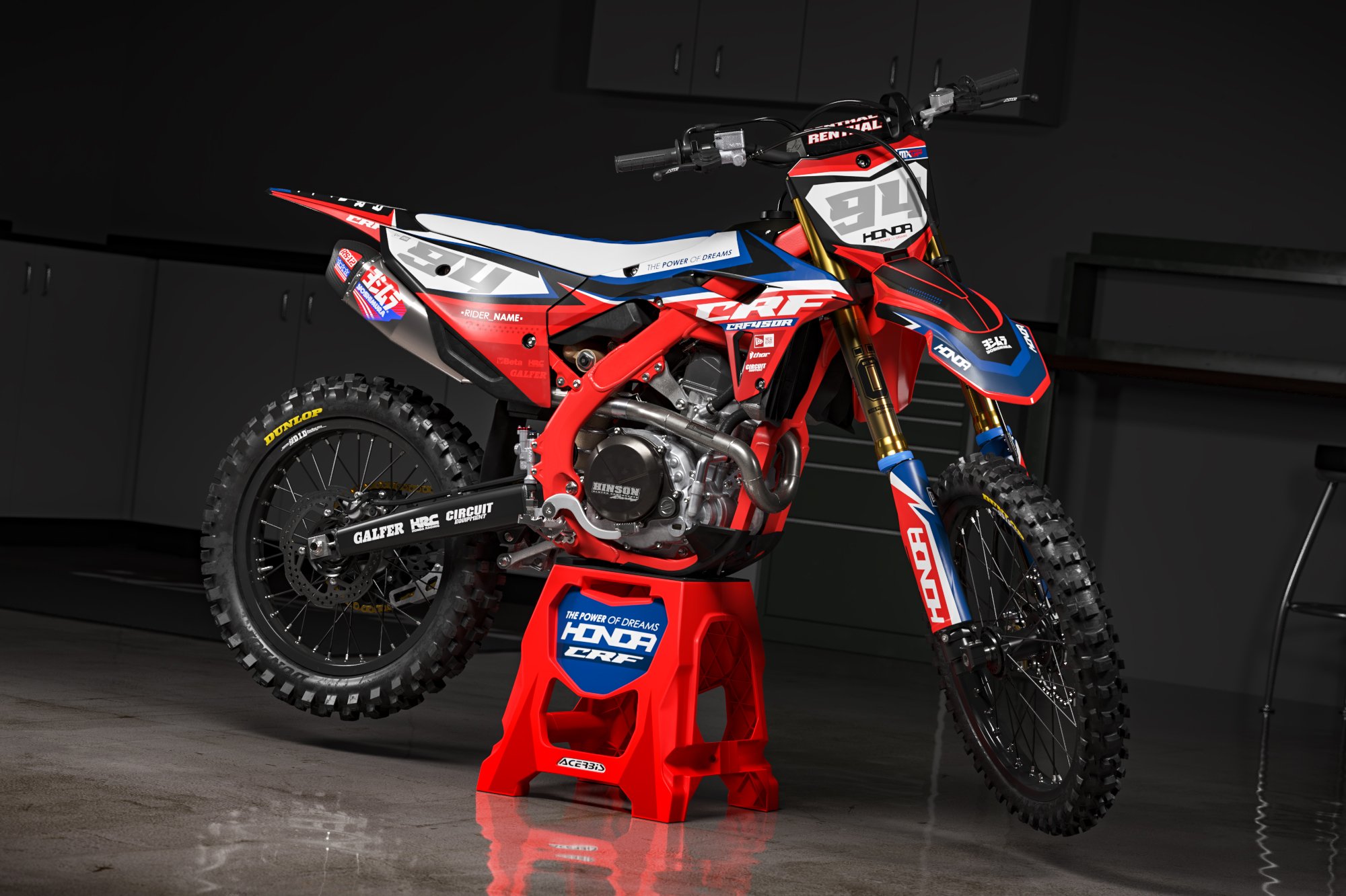 HONDA CRF450 2021 , verified & testfitted vector (.AI, .EPS, .CDR). Instant download. Guaranteed perfect fitment. All made by the same person since 2015