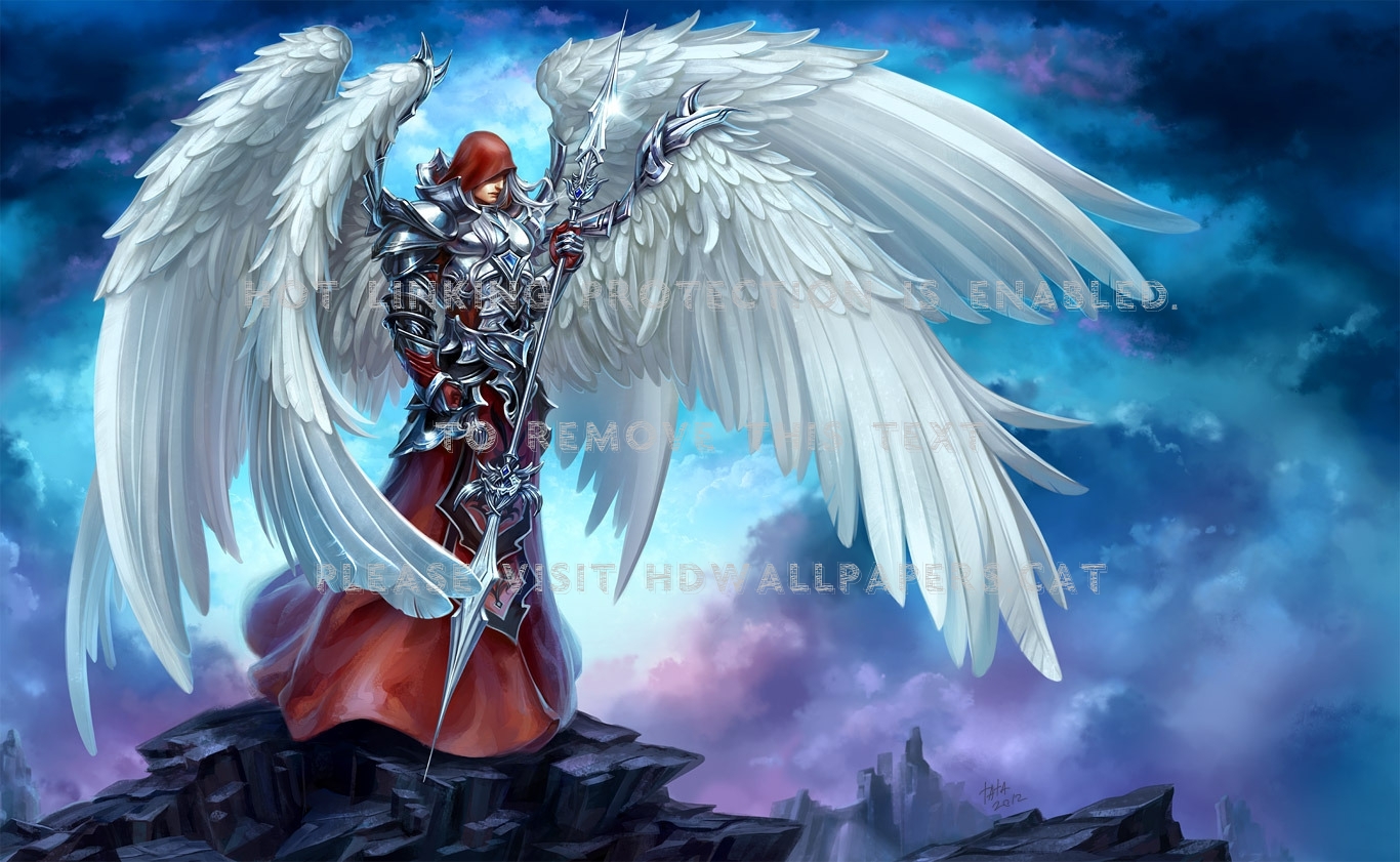 archangel gabriel spear red hood armour