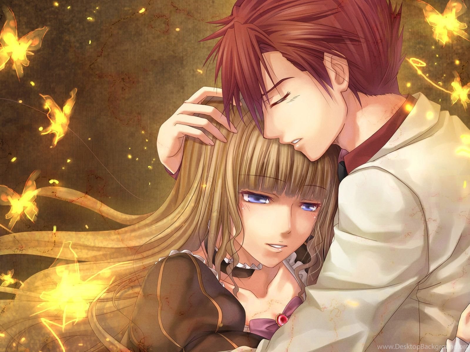 Anime Girls Wallpaper Listening Music Wallpaper Desktop Background