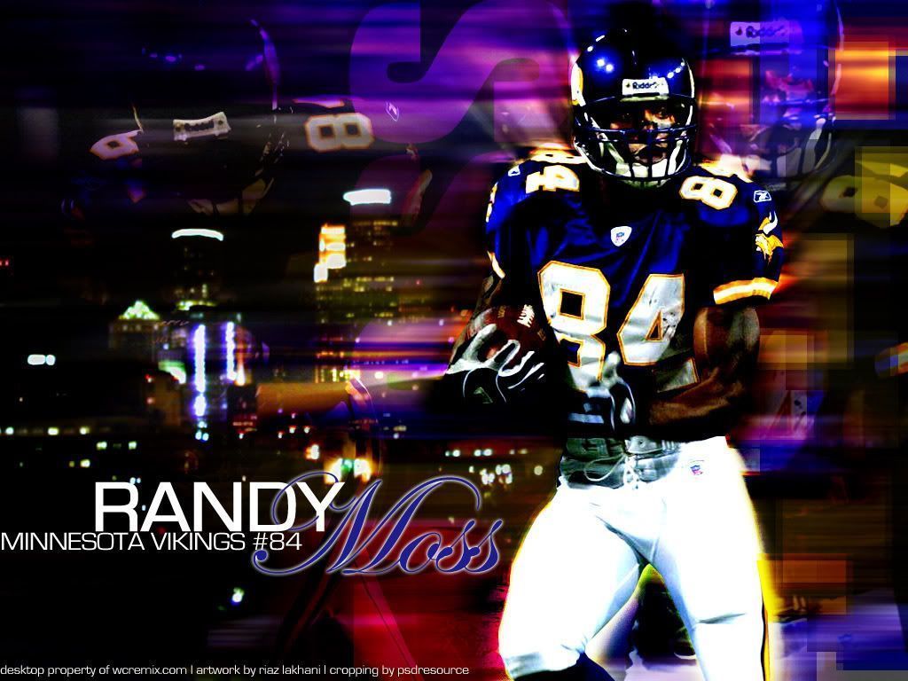 Minnesota vikings randy moss 84 hi-res stock photography and