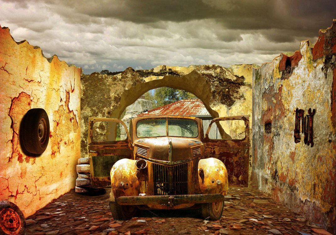 Old Rusty Car Wallpaper HD 5375 Wallpaper Site