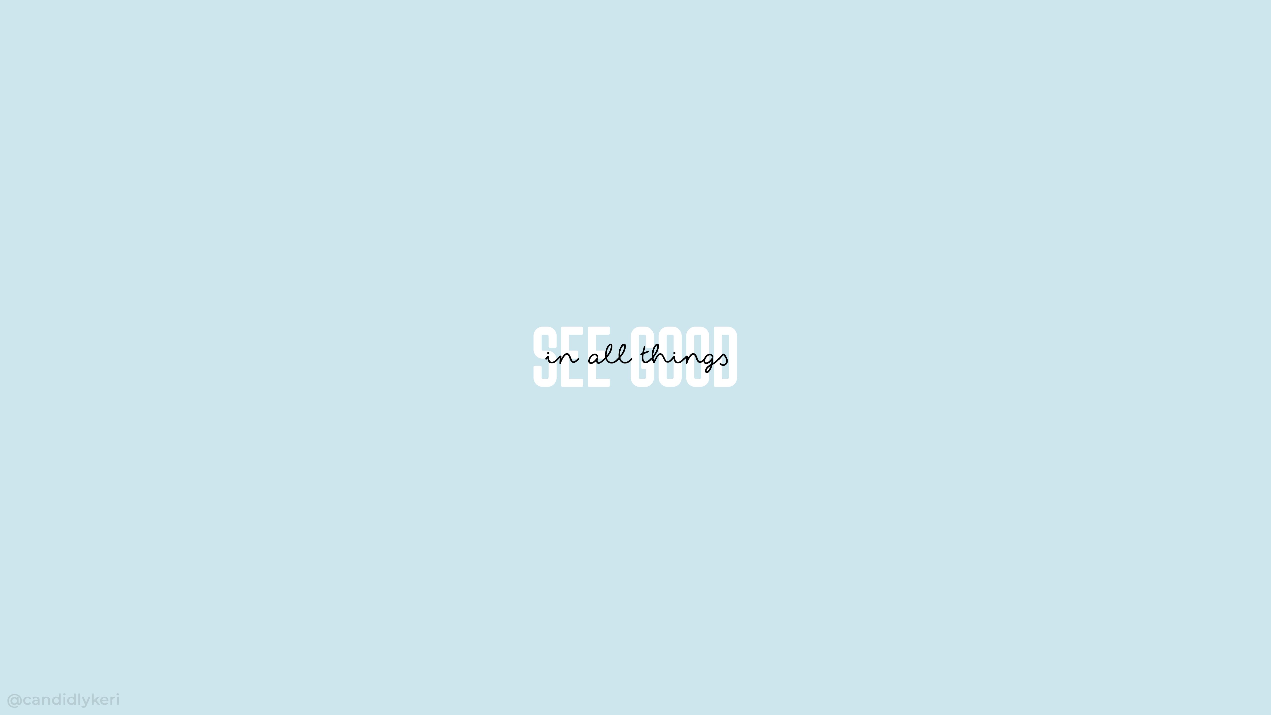 Pastel Blue Aesthetic Desktop Wallpaper
