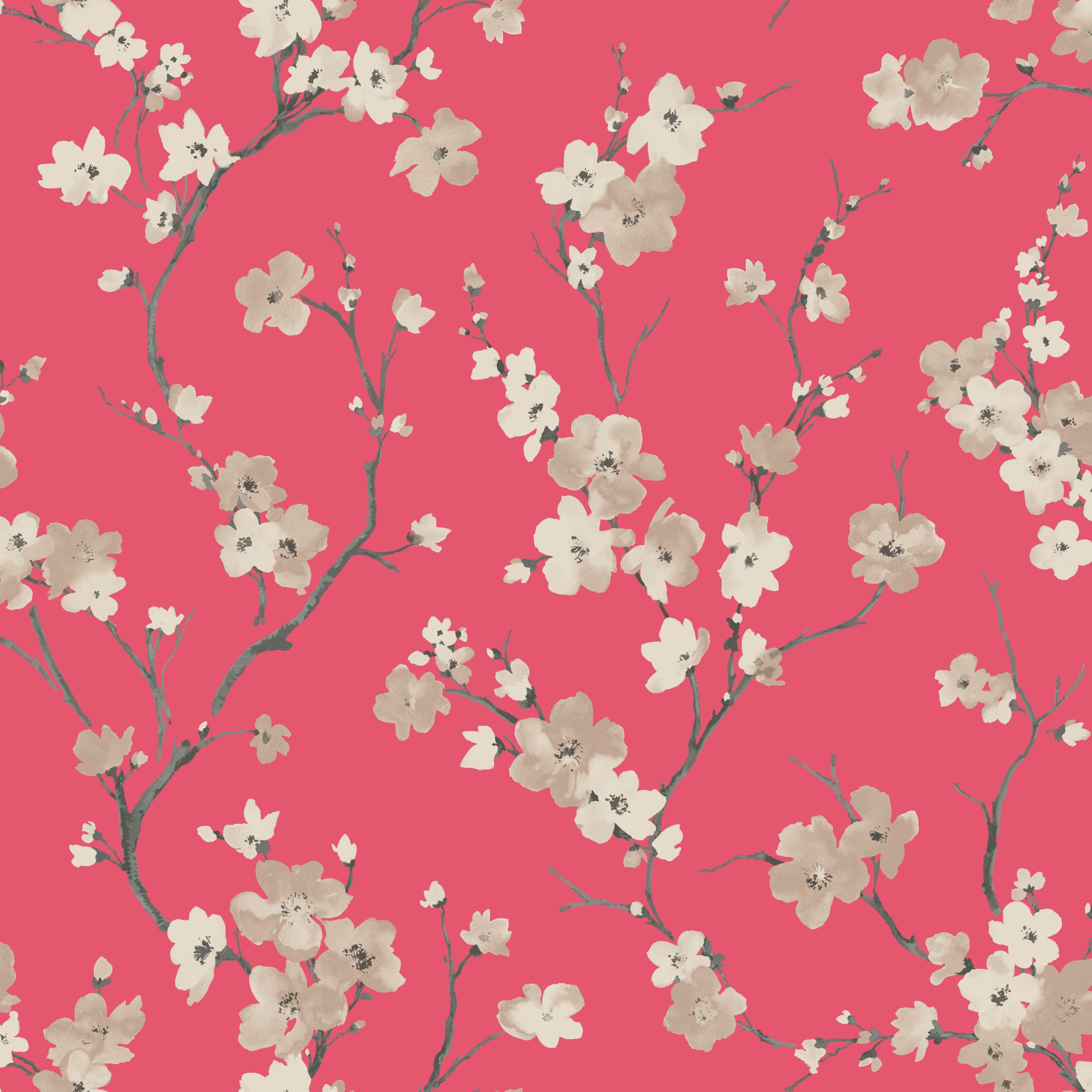 Blossom Soft Red Wallpaper. Departments. DIY at B&Q. Red wallpaper, Diy wallpaper, Wallpaper