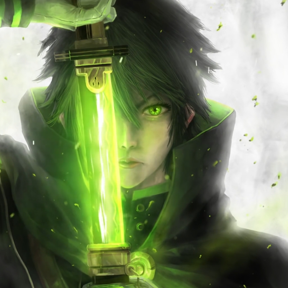 Black and Green Anime Wallpaper Free Black and Green Anime Background