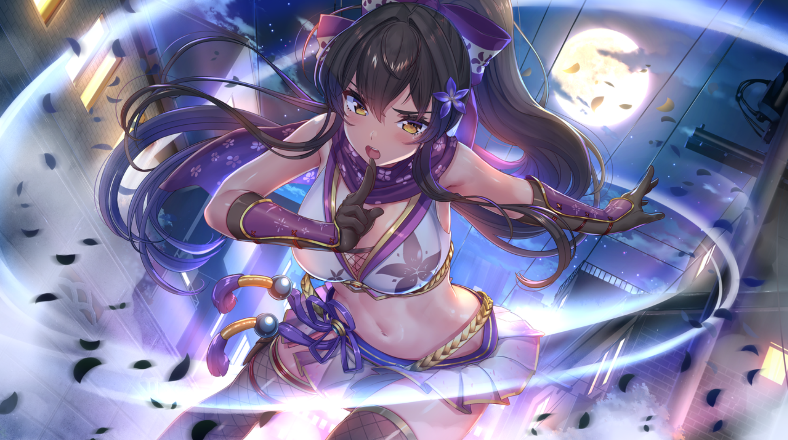 ninja girl HD wallpaper, Background