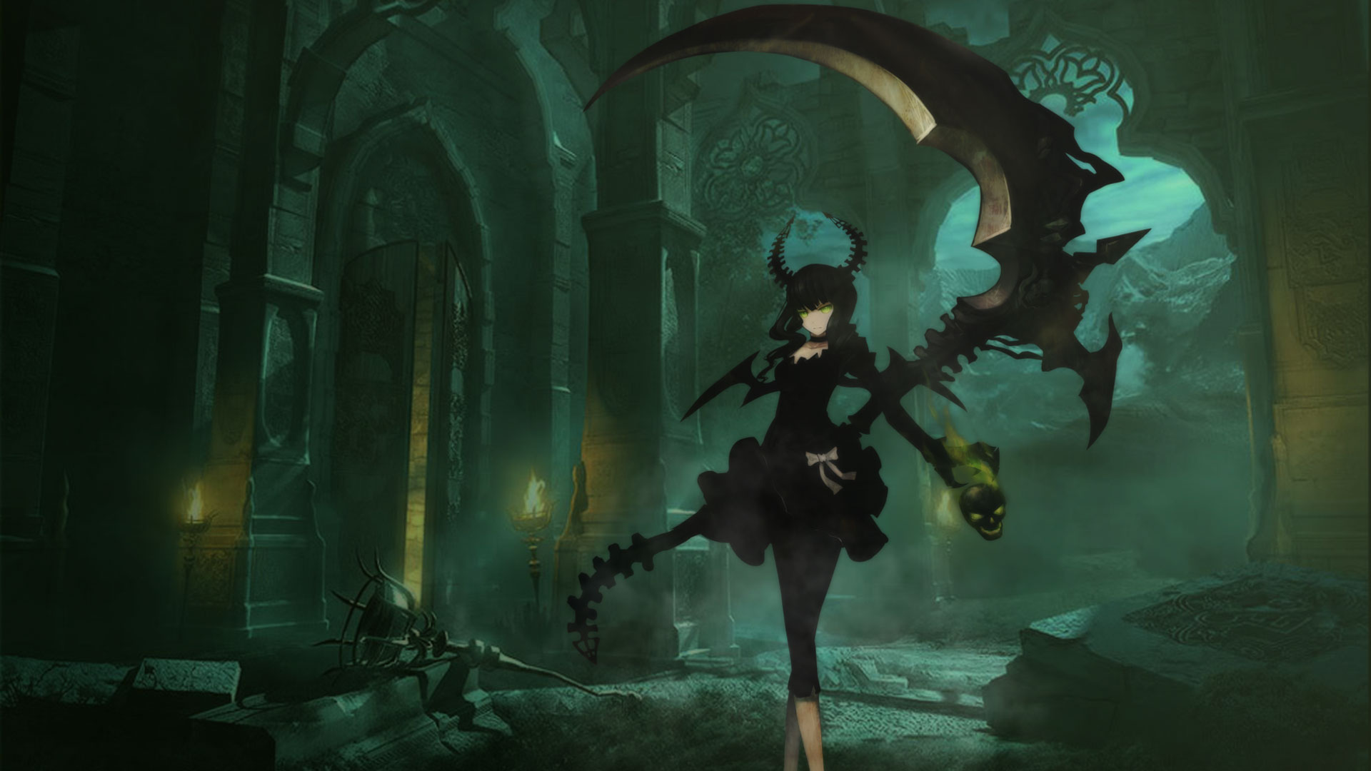 Dead Master (Black Rock Shooter) HD Wallpaper