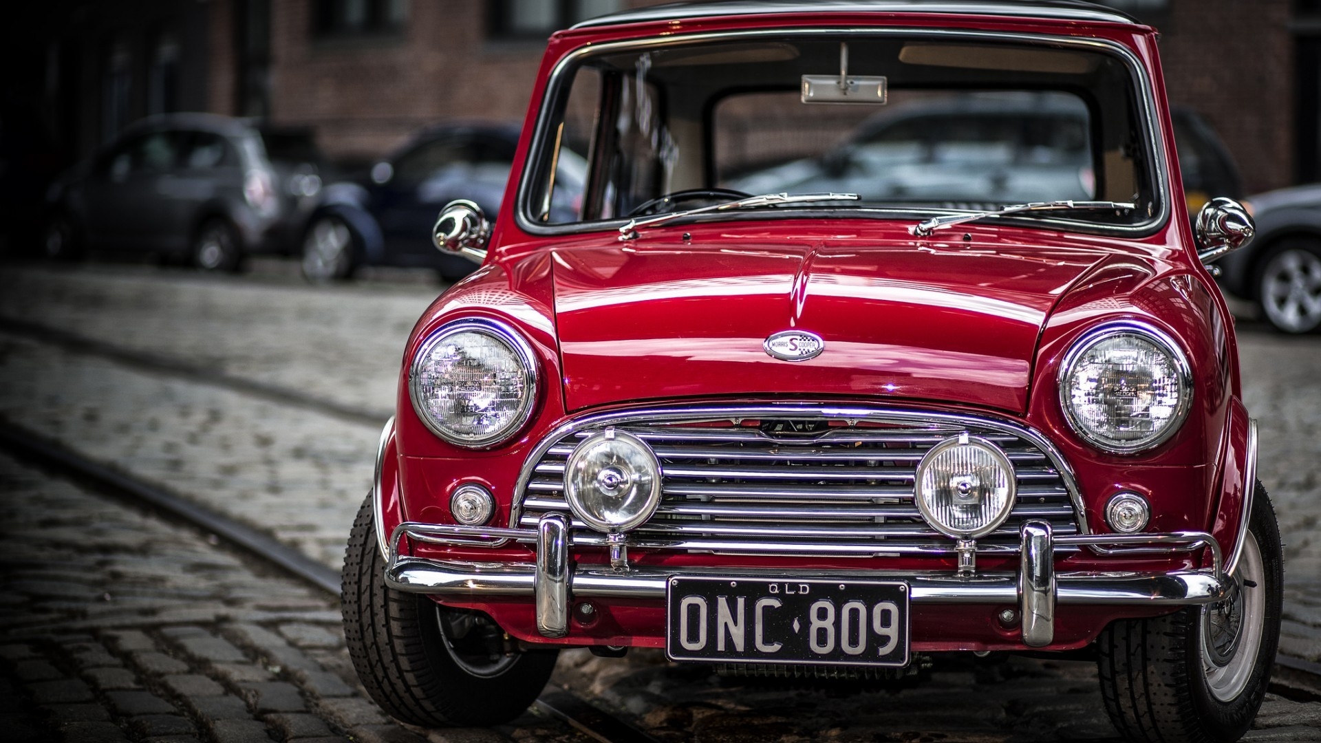 Old Mini Cooper S 1920 x 1080 HDTV 1080p Wallpaper