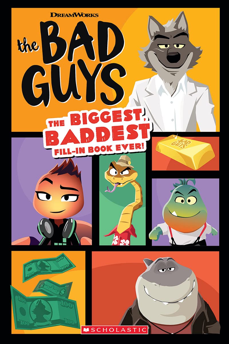 Bad Guys Movie: The Biggest, Baddest Fill In Book Ever!: Crawford, Terrance: 9781338745702: Books