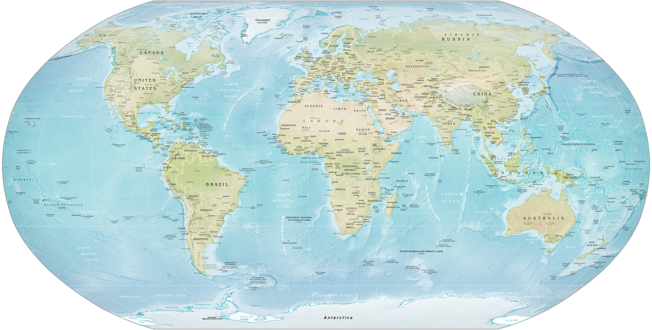 Physical Map of the World (2021).svg