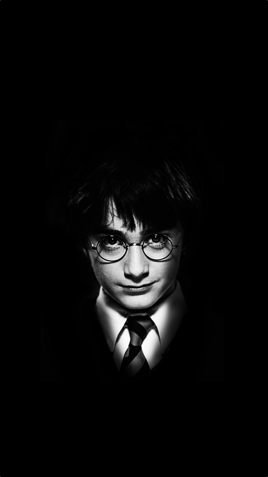 hogwarts live wallpaper, face, black, black and white, head, eyewear