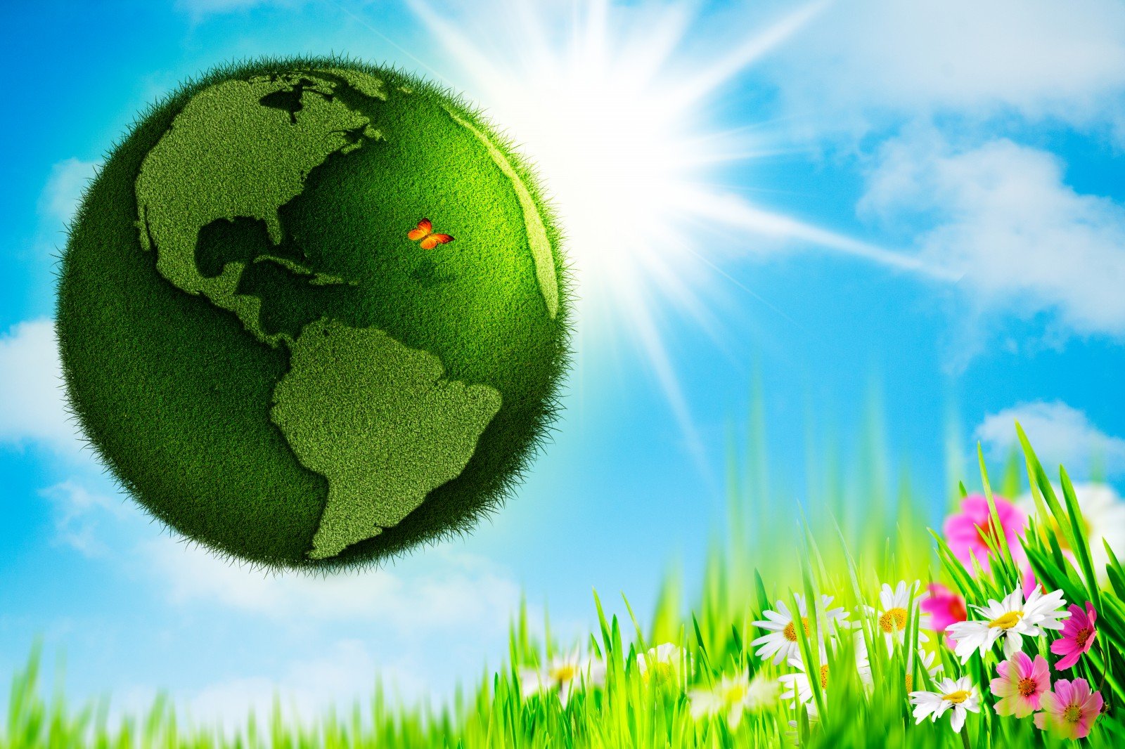 Happy Earth Pilot Wallpaper and Background Imagex1066