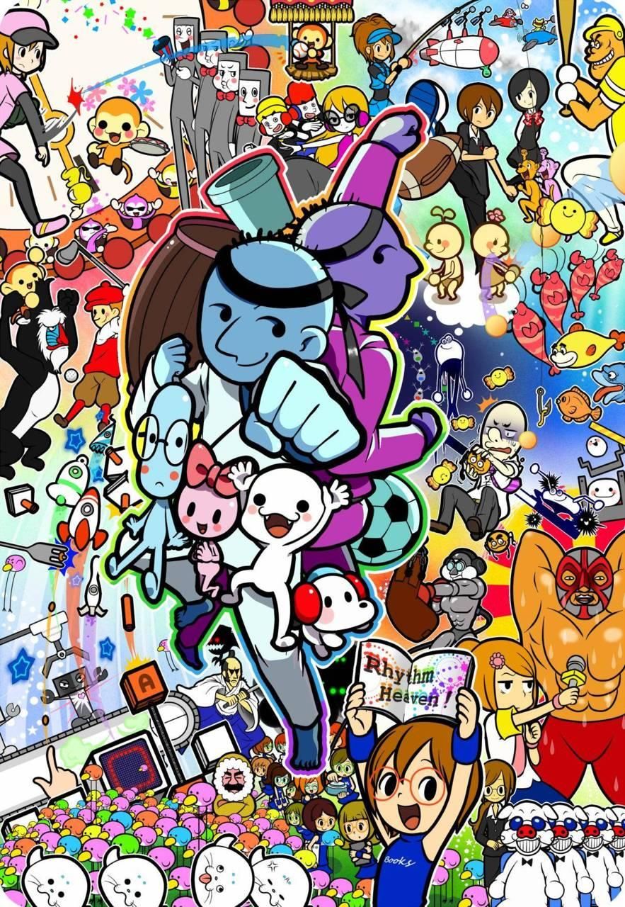 Rhythm Heaven. Heaven art, Rhythms, Heaven