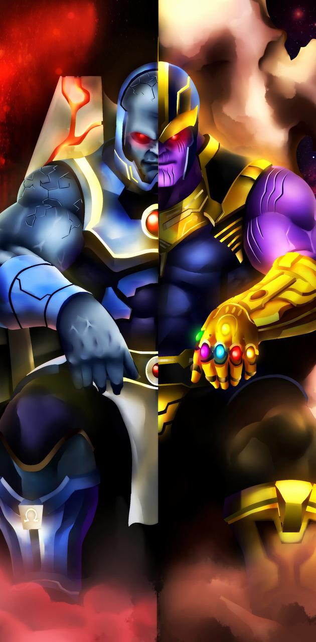 Darkseid vs Thanos wallpaper