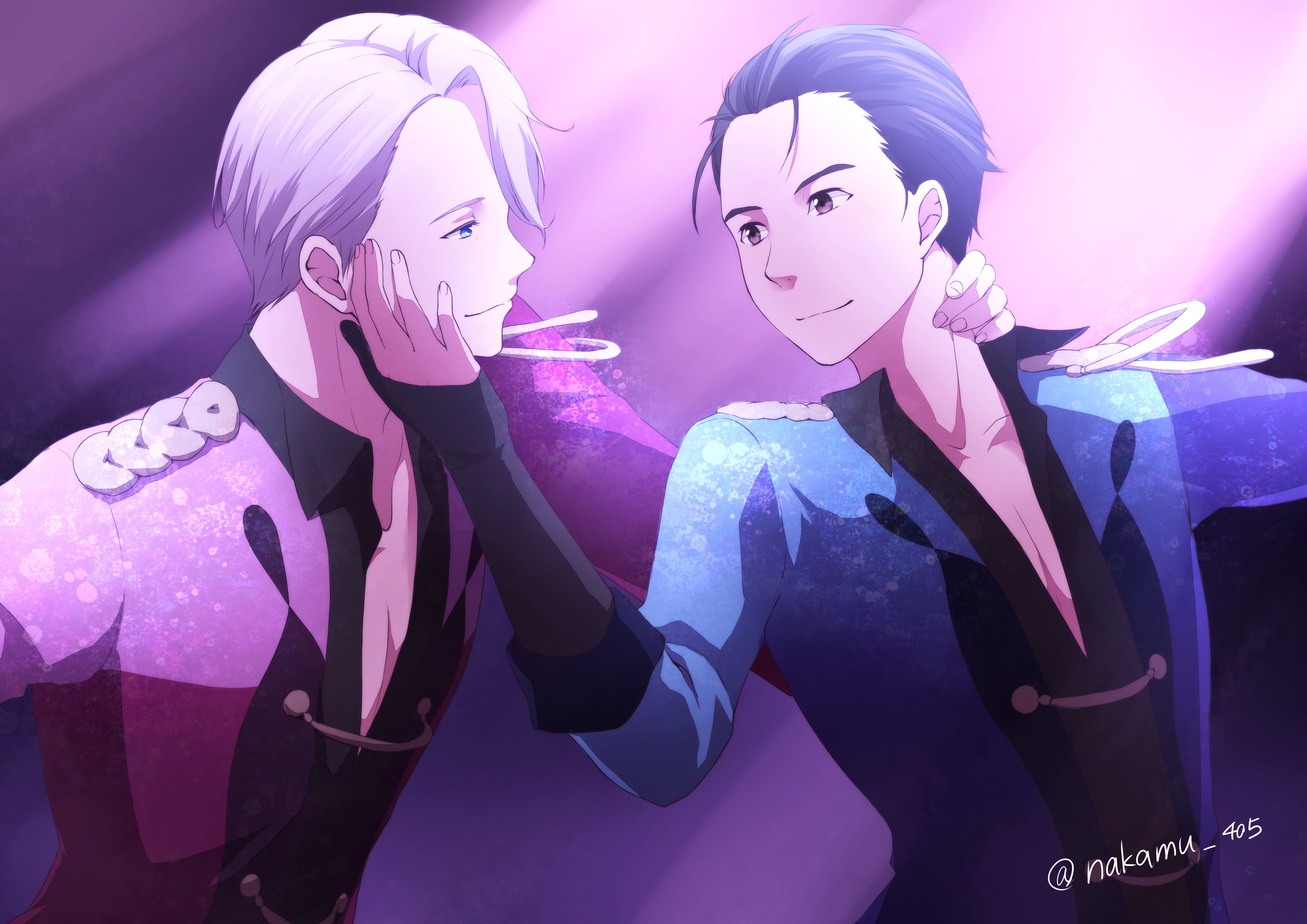 Wallpaper 14216 Katsuki Yuuri Viktor Nikiforov Skating Yuri On Ice Download 3507x2480. Yuri On Ice, Yuri, Ice Picture
