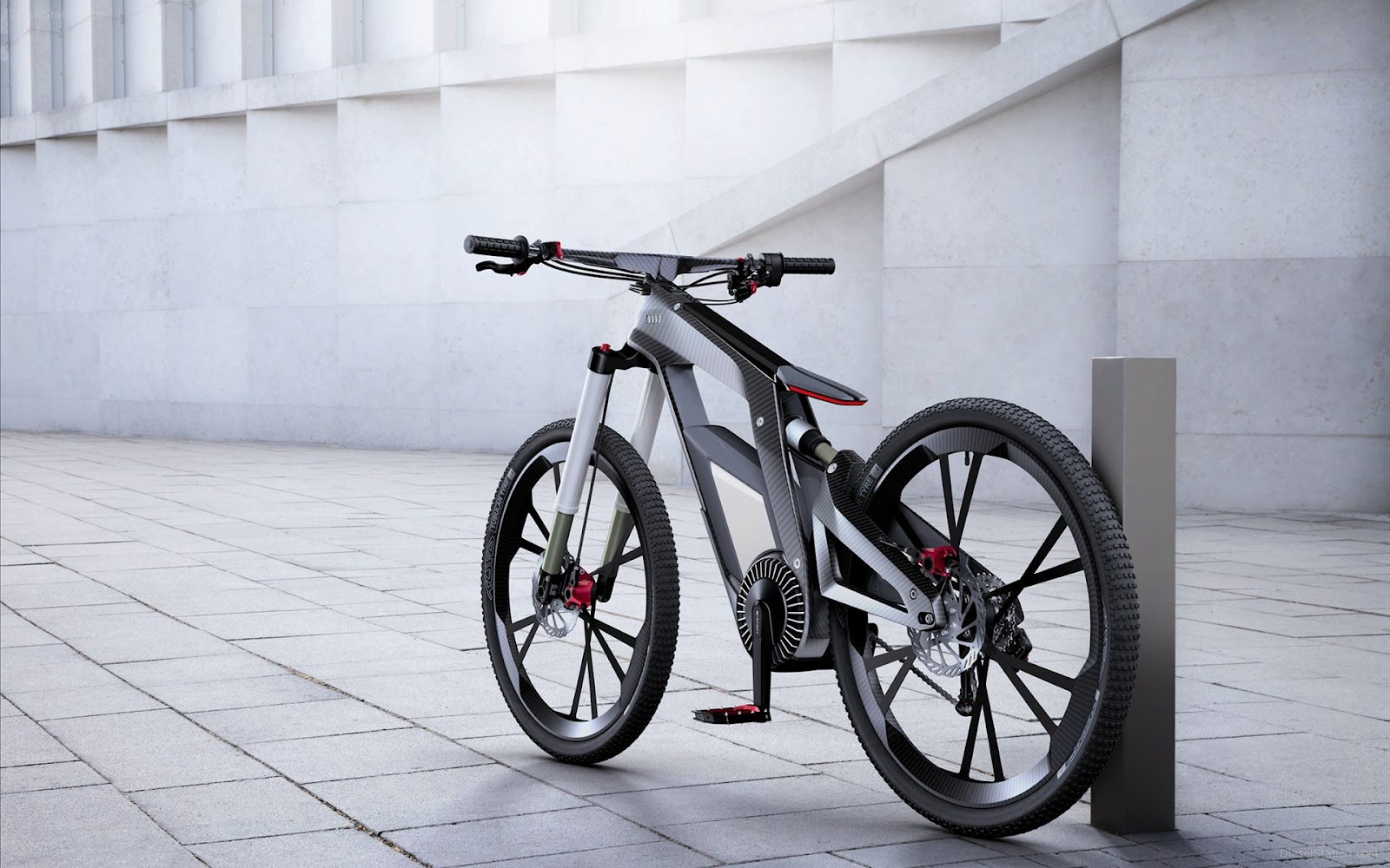 Electric Bike By Audi Modern Design E Bike HD Wallpaper