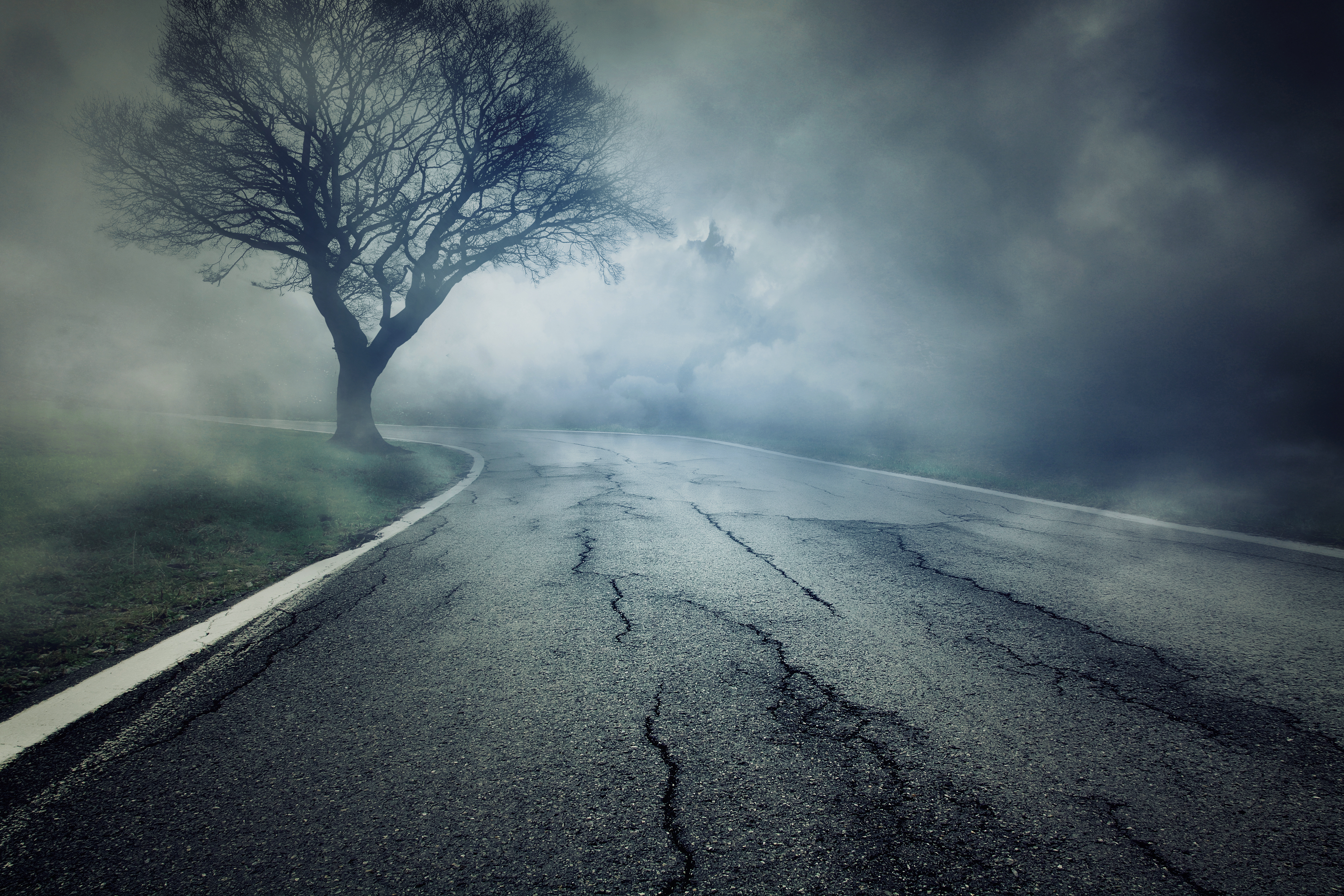 Spooky Highway Background​-Quality Free Image and Transparent PNG Clipart