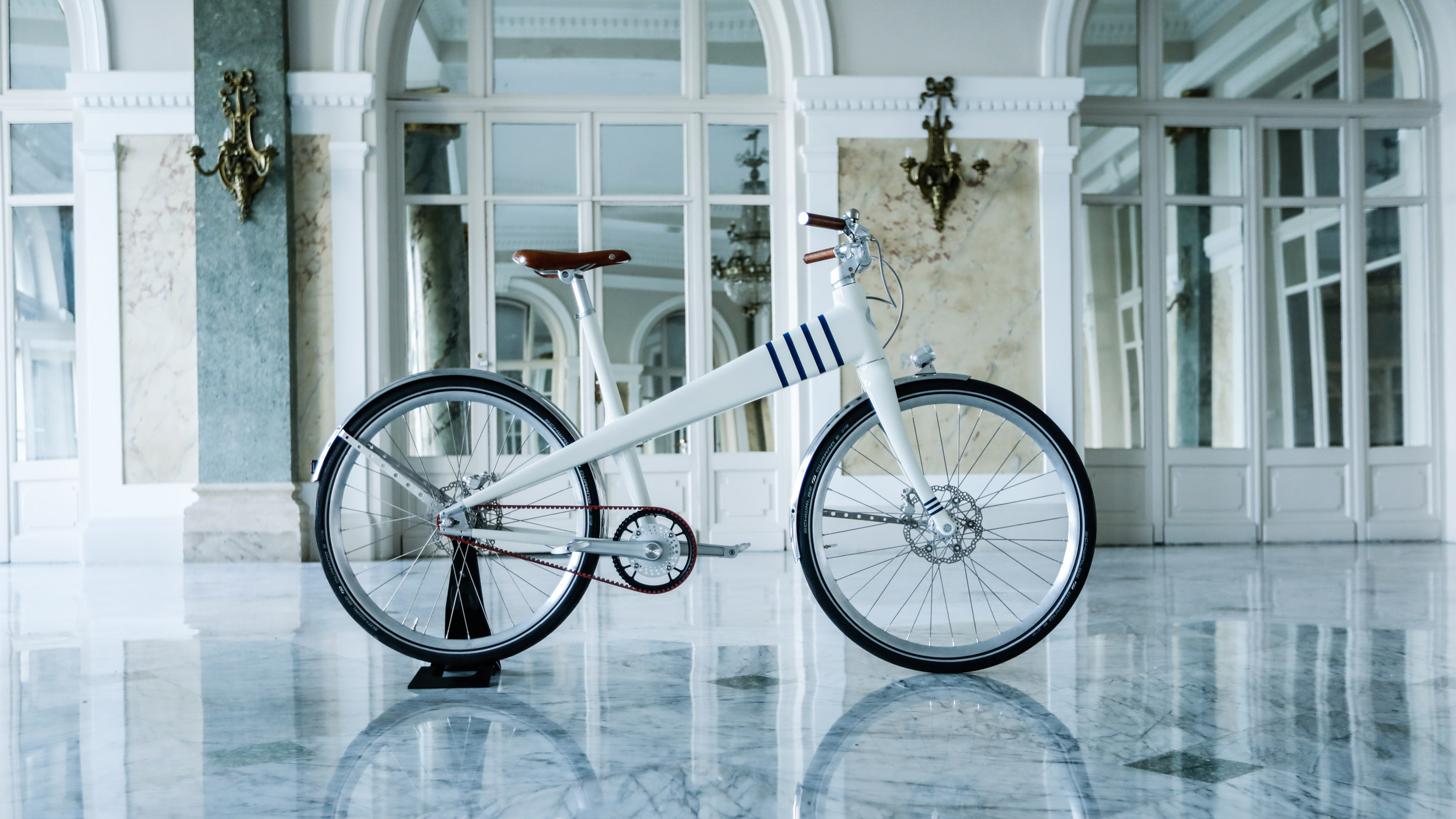 Coleen's Prouvé electric bike pays homage to Jean Prouvé's 1941 design