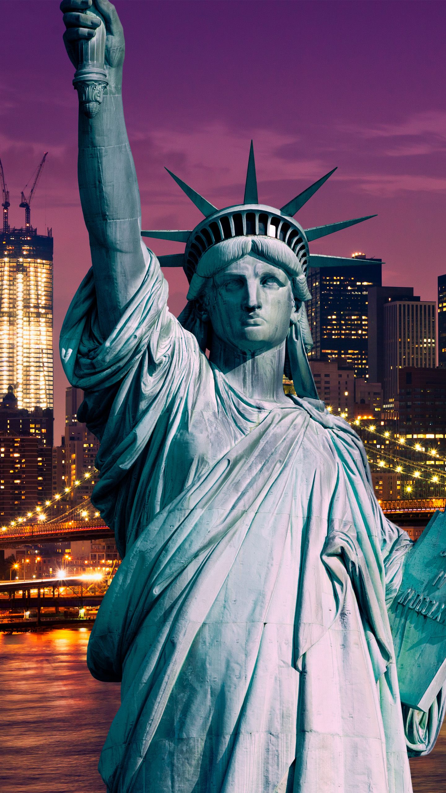 Statue of Liberty Sunset Wallpaper, HD Statue of Liberty Sunset Background on WallpaperBat