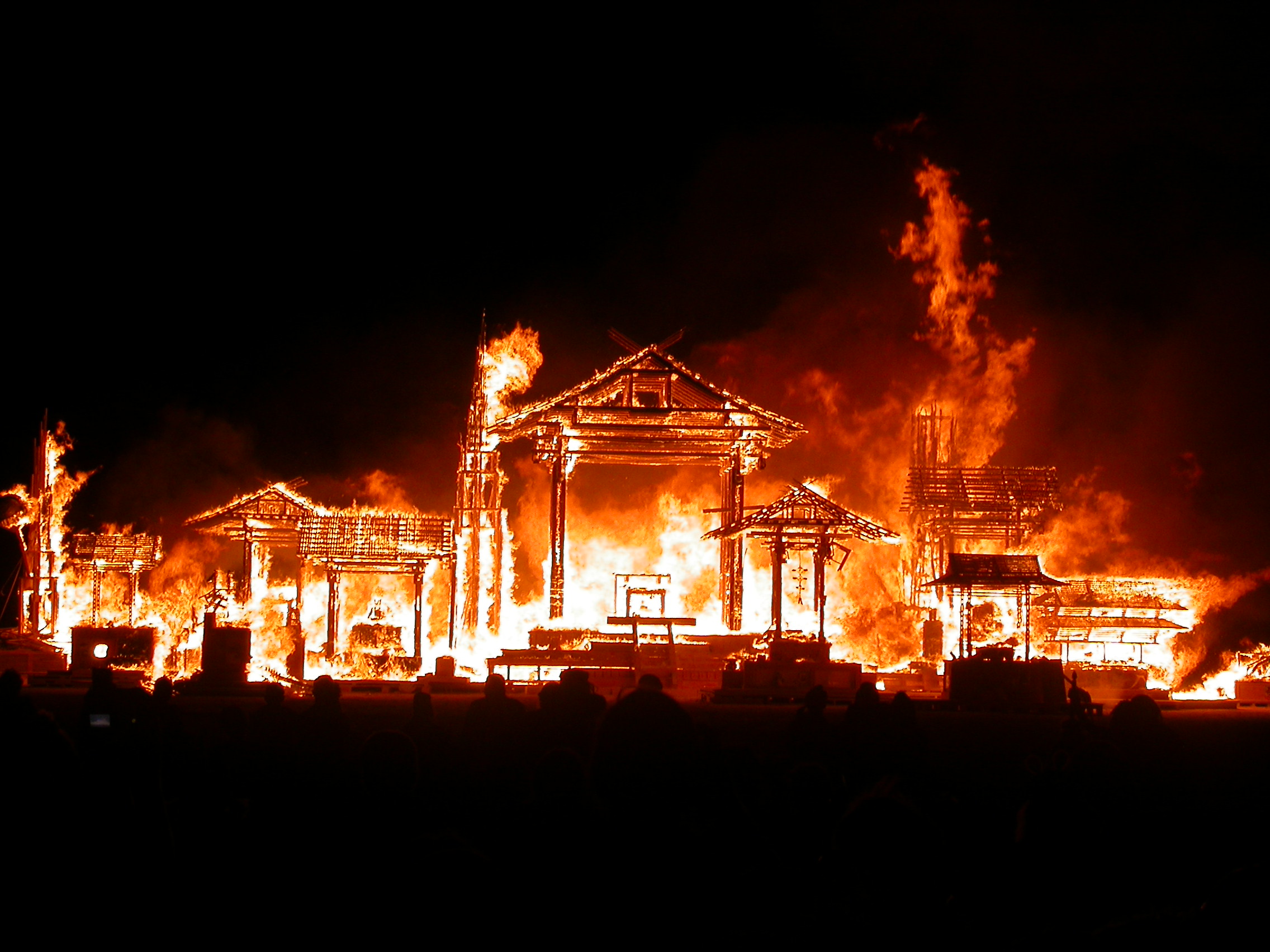 Burning House Wallpaper