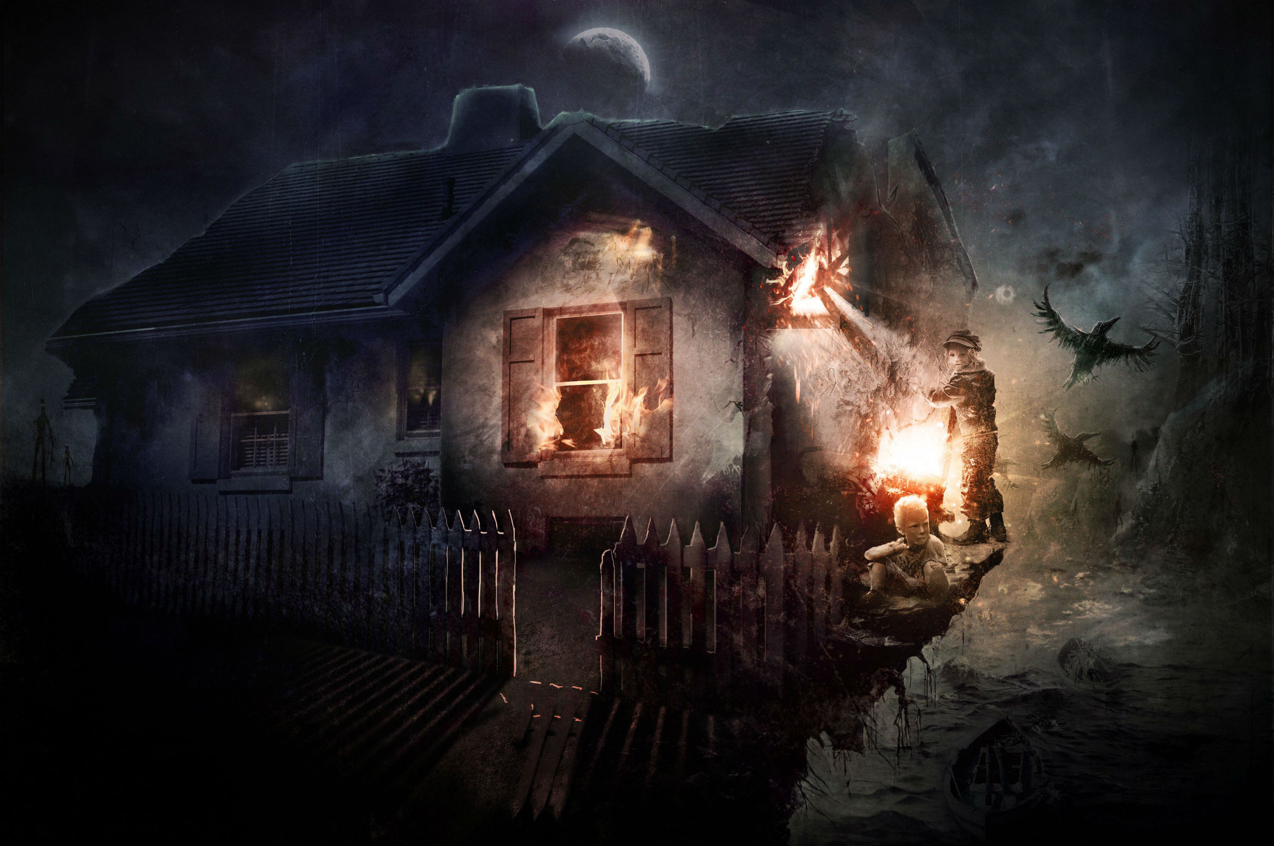 Free download Gothic Houses Fire Fence Fantasy dark wallpaper 2560x1700 78439 [2560x1700] for your Desktop, Mobile & Tablet. Explore Gothic House Wallpaper. Gothic Skull Wallpaper, Gothic Vampire Wallpaper, Gothic Wallpaper for Home