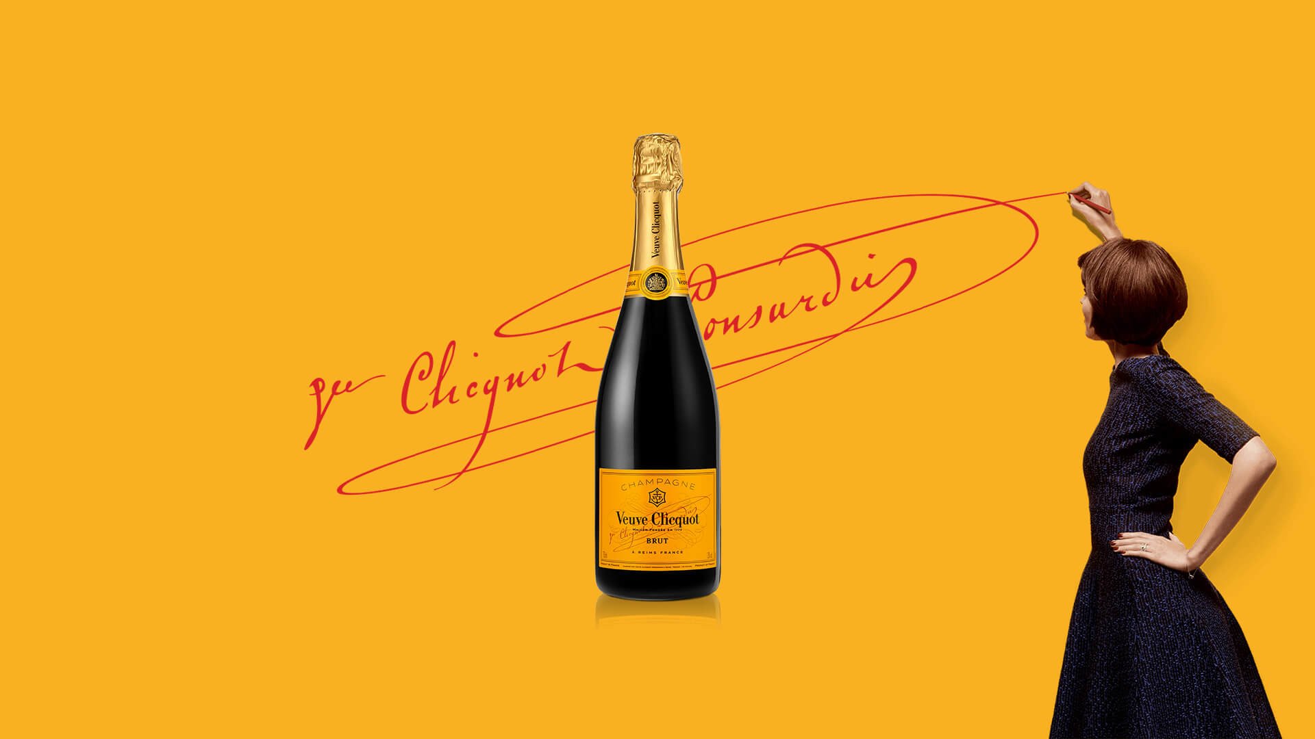 VEUVE CLICQUOT ORANGE LABEL BRUT – Wilibees Wines & Spirits