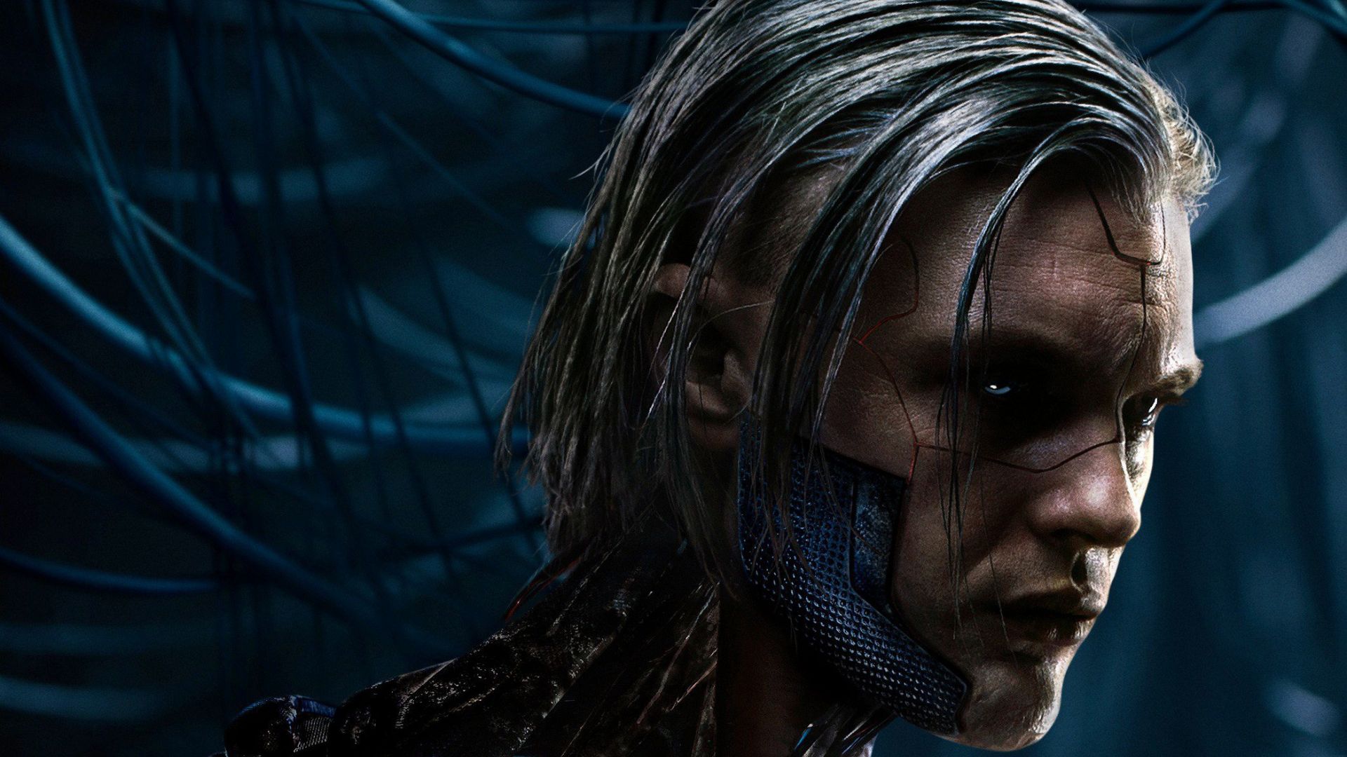 Desktop Wallpaper Michael Pitt, Cyborg, Ghost In The Shell, 2017 Movie, HD Image, Picture, Background, F1lrfc